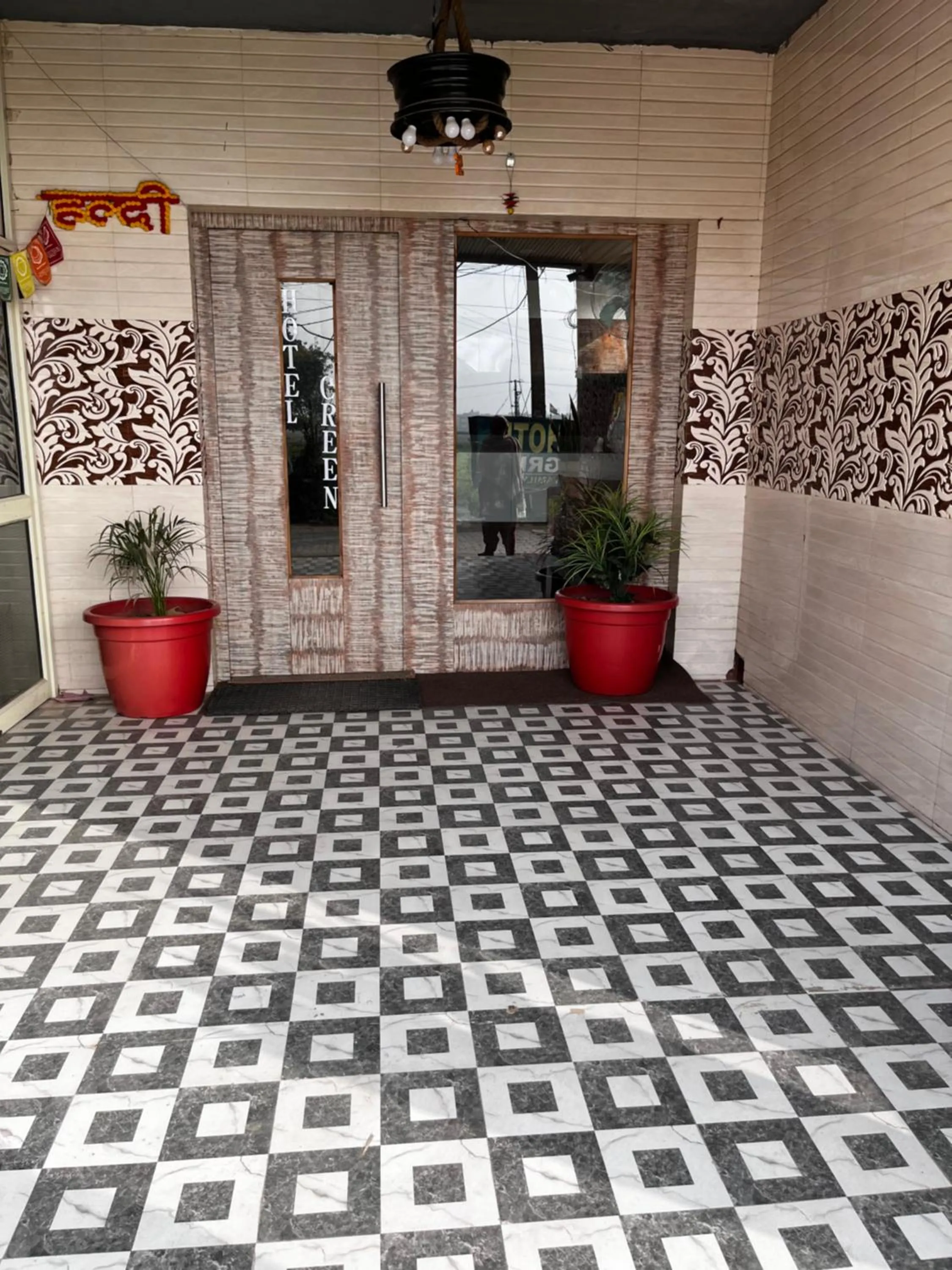 Facade/entrance in Hotel Green