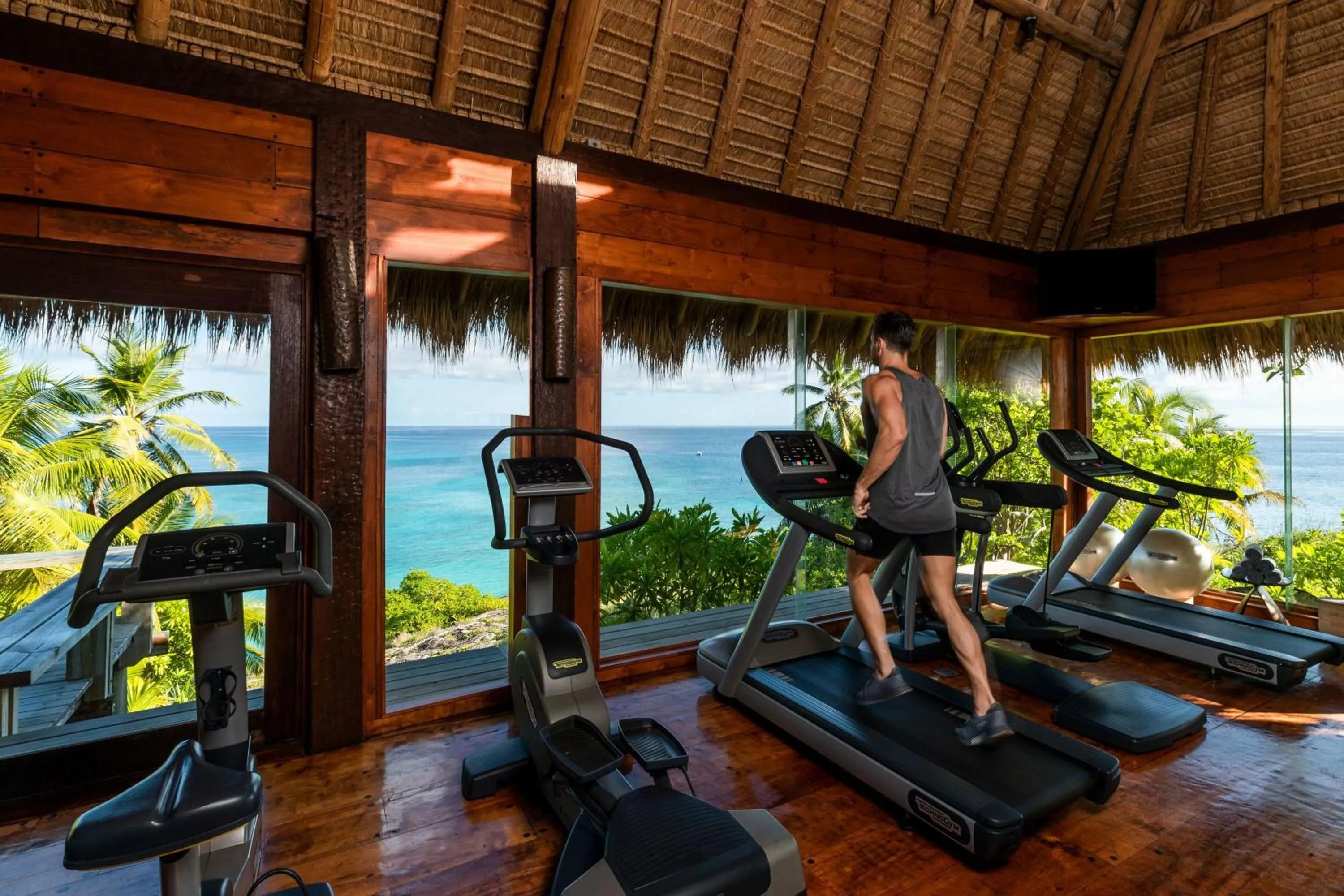 Fitness centre/facilities in North Island, a Luxury Collection Resort, Seychelles