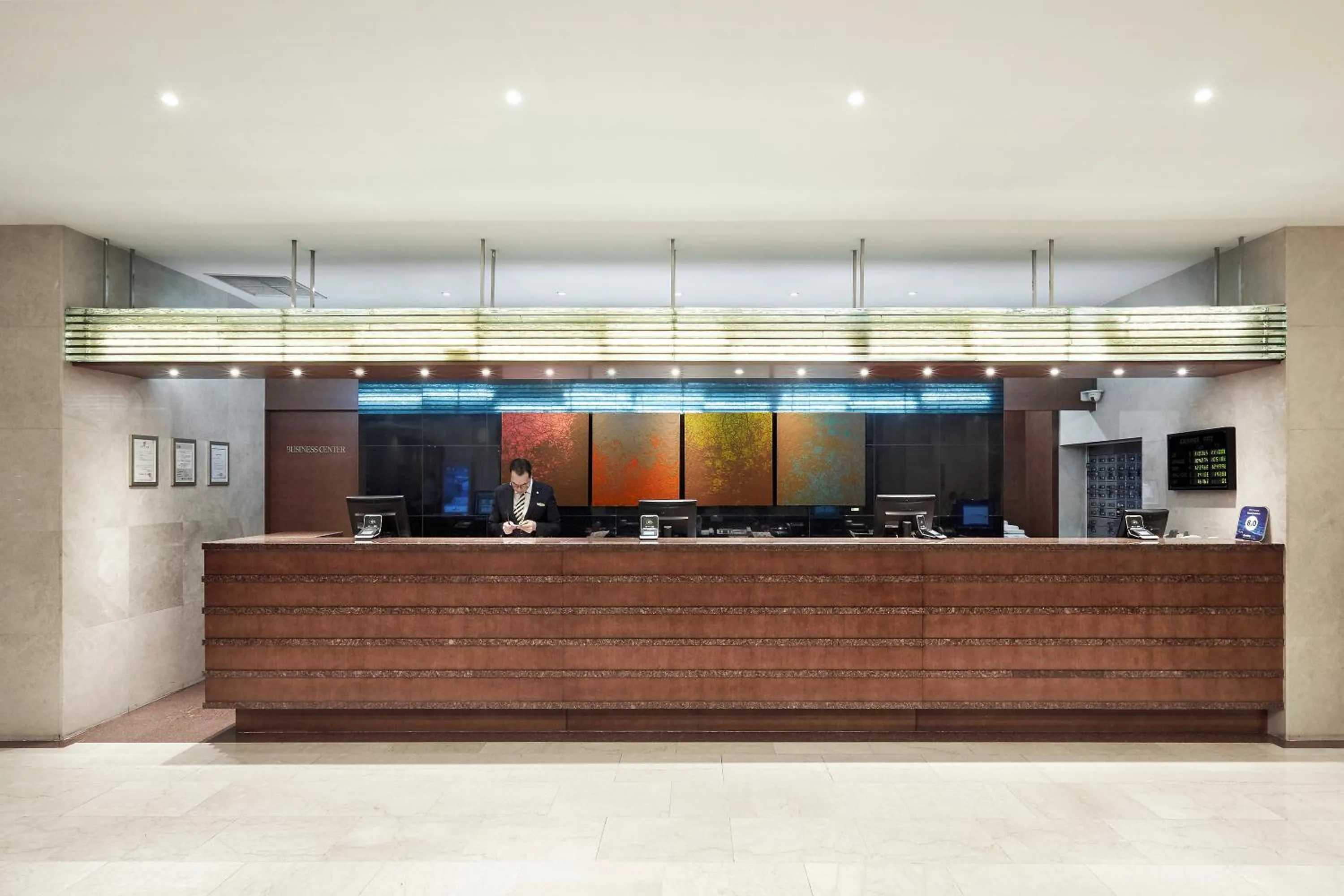 Lobby or reception in Hotel President