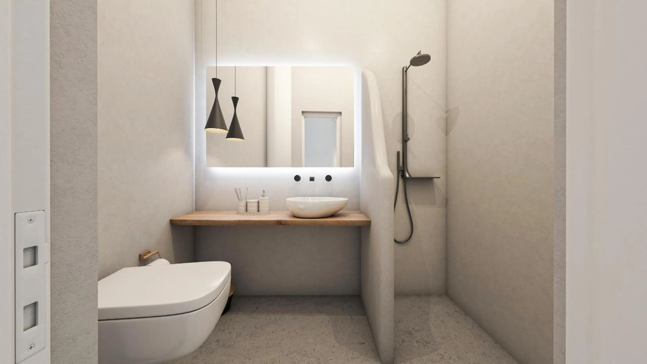 Bathroom in Oia Memories Suites