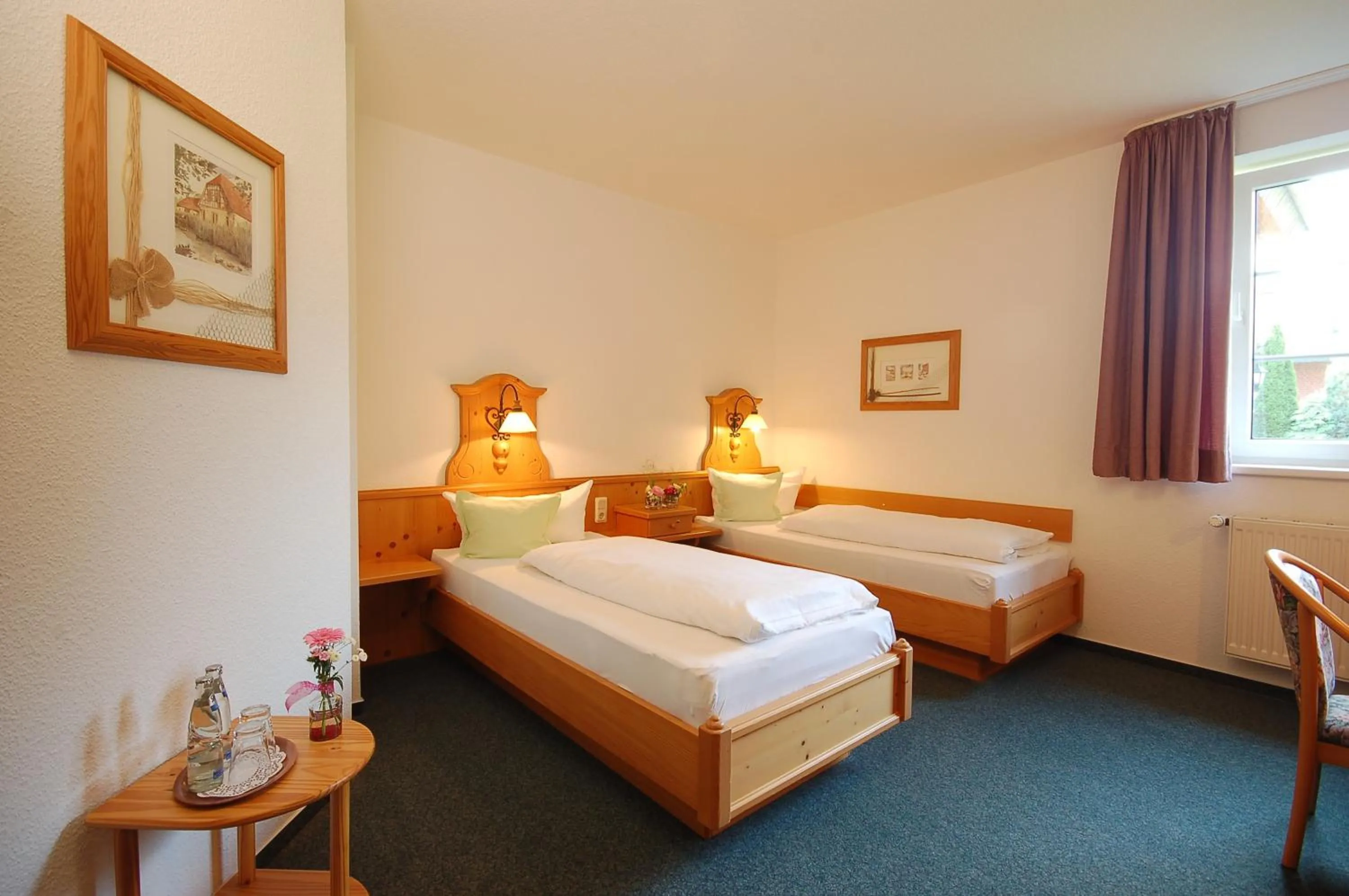 Photo of the whole room, Bed in Landhotel Behre