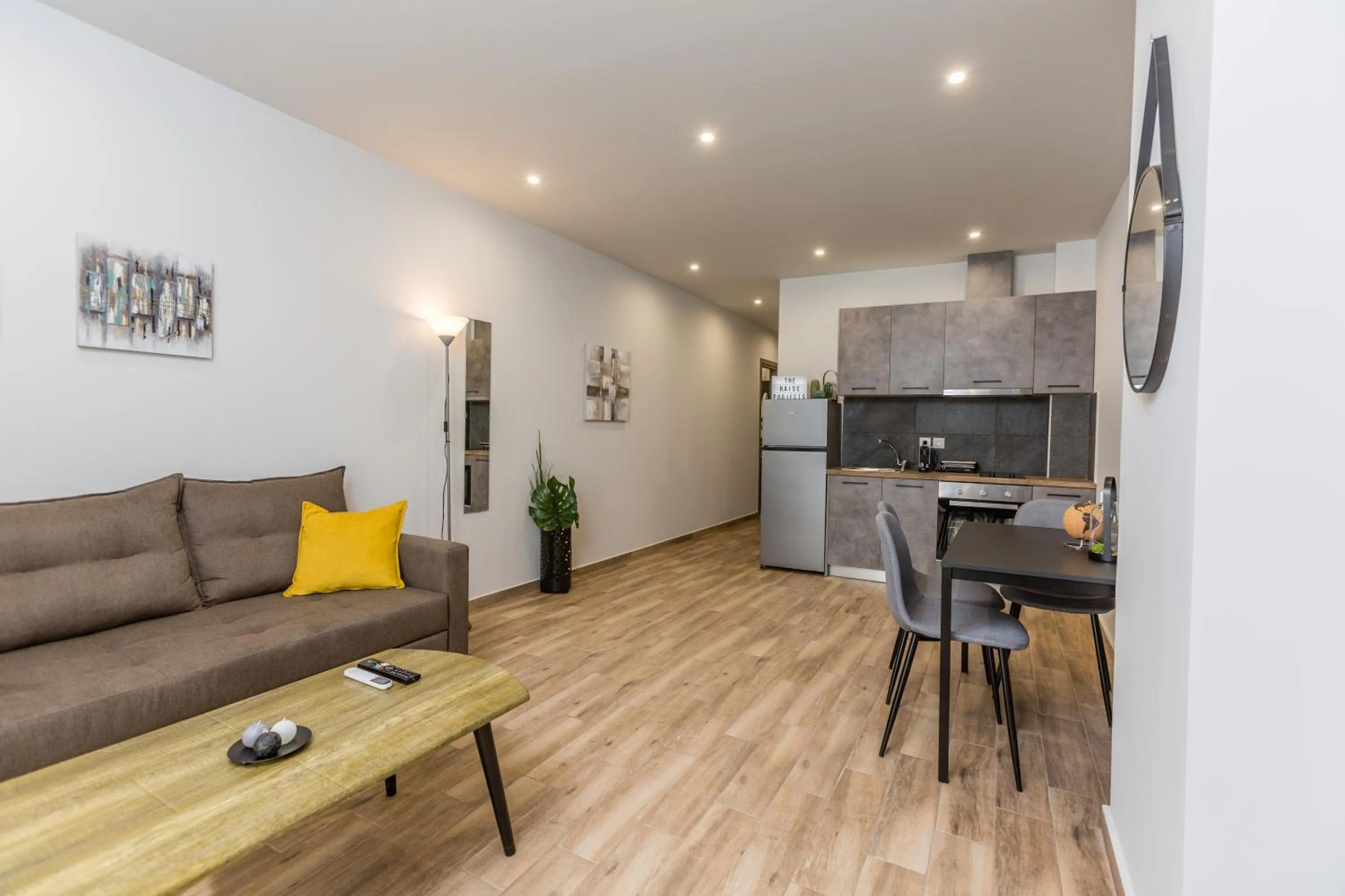 Living room in Raise Athens Metro Apartments