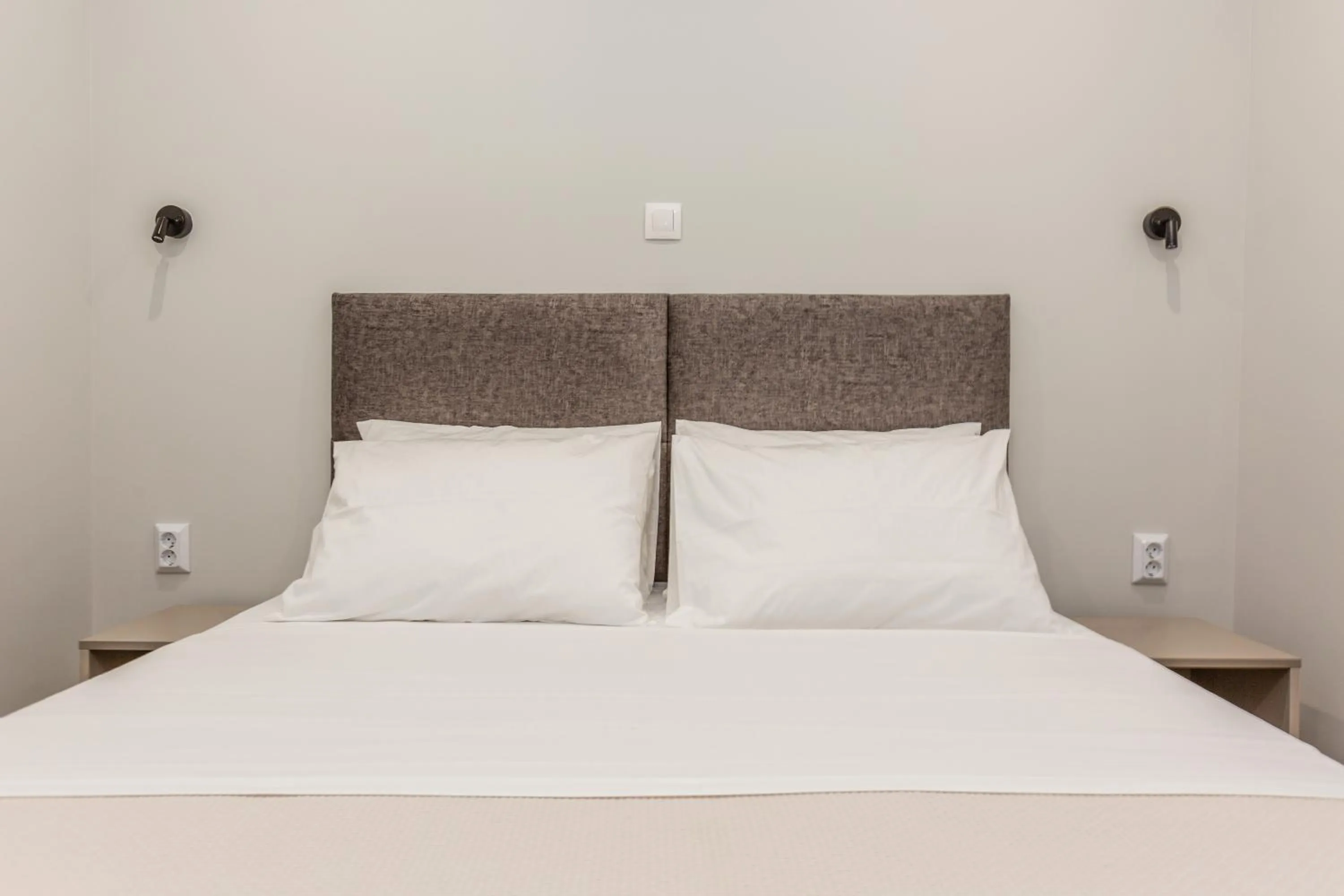 Bed in Raise Athens Metro Apartments