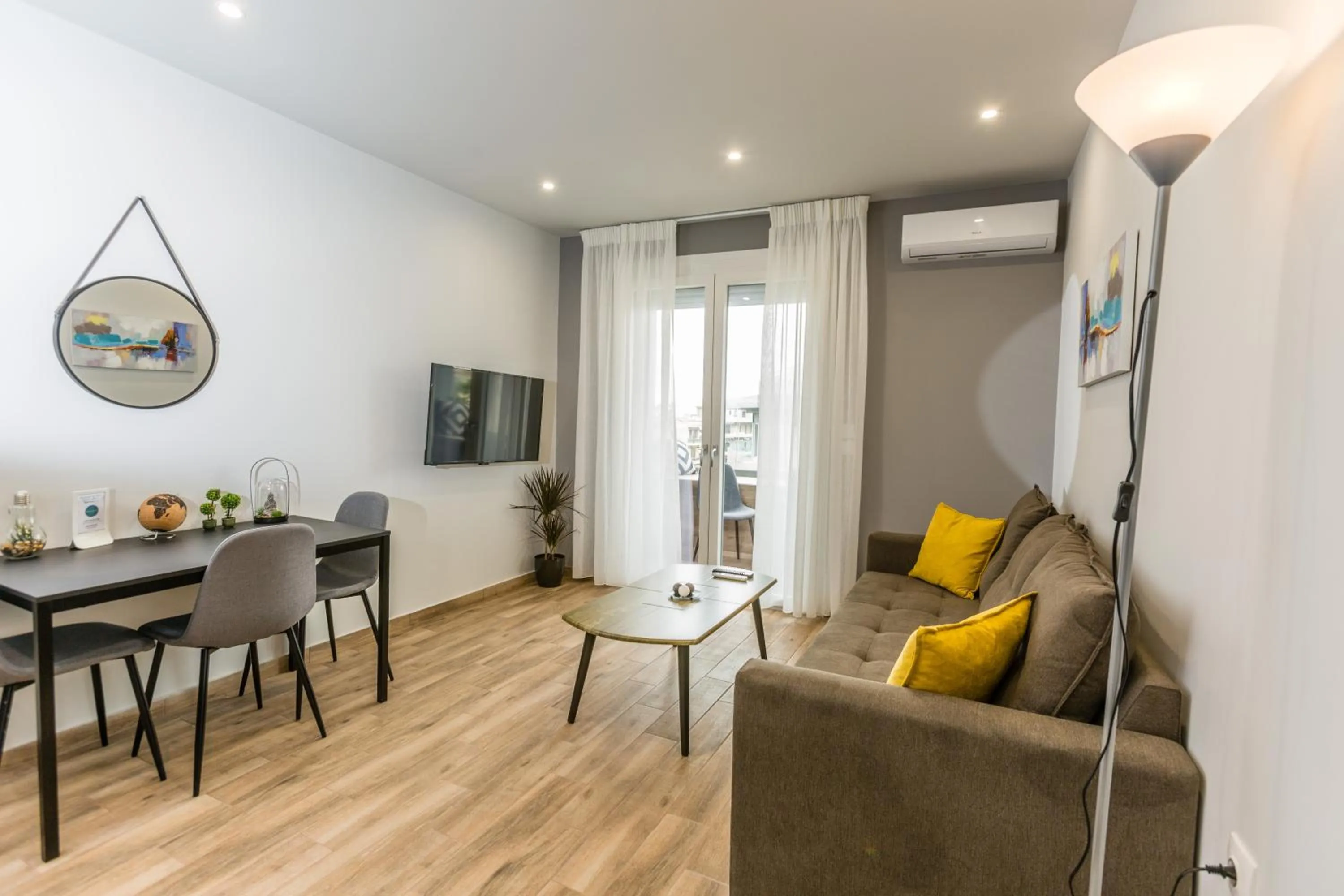Living room in Raise Athens Metro Apartments