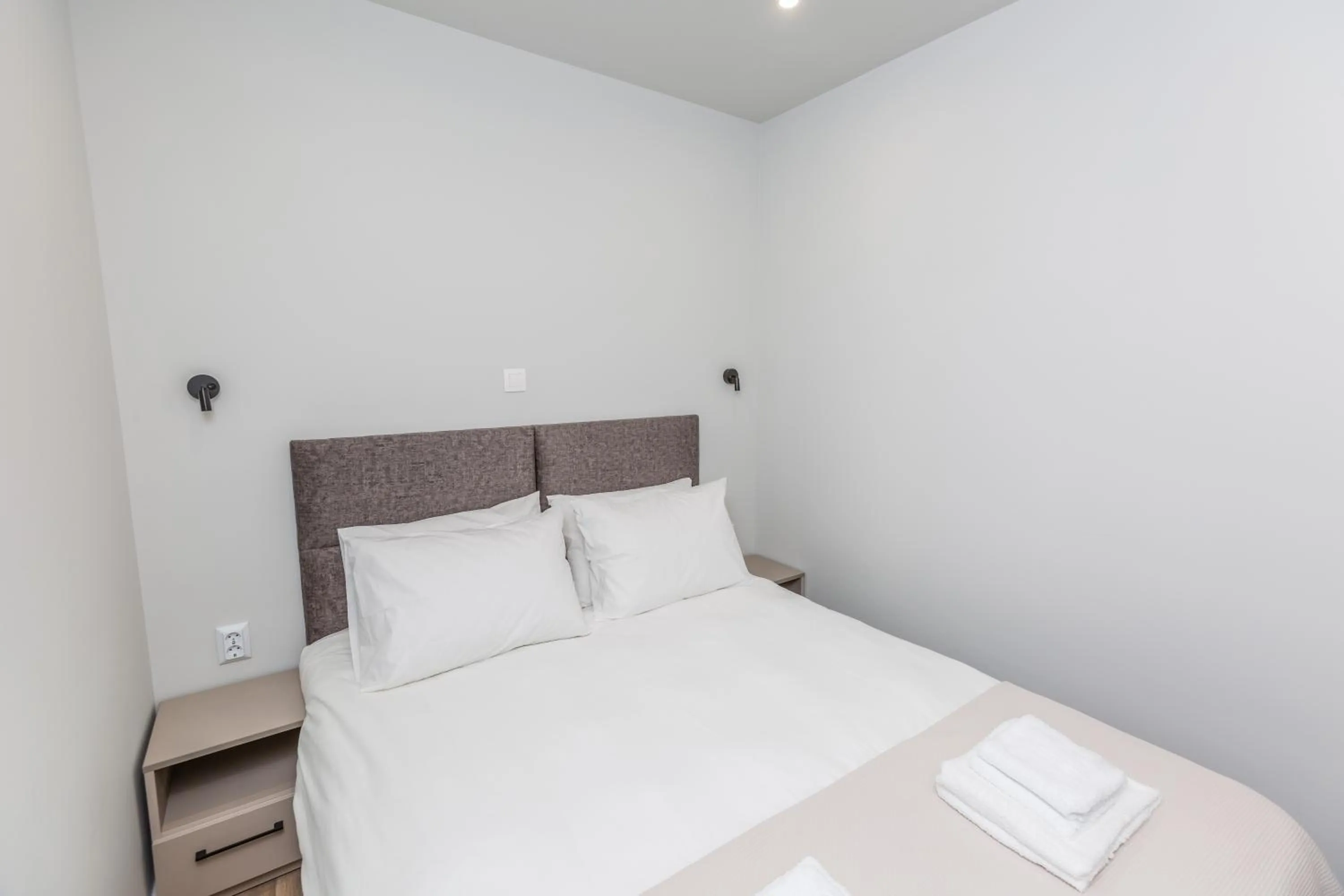 Bed in Raise Athens Metro Apartments