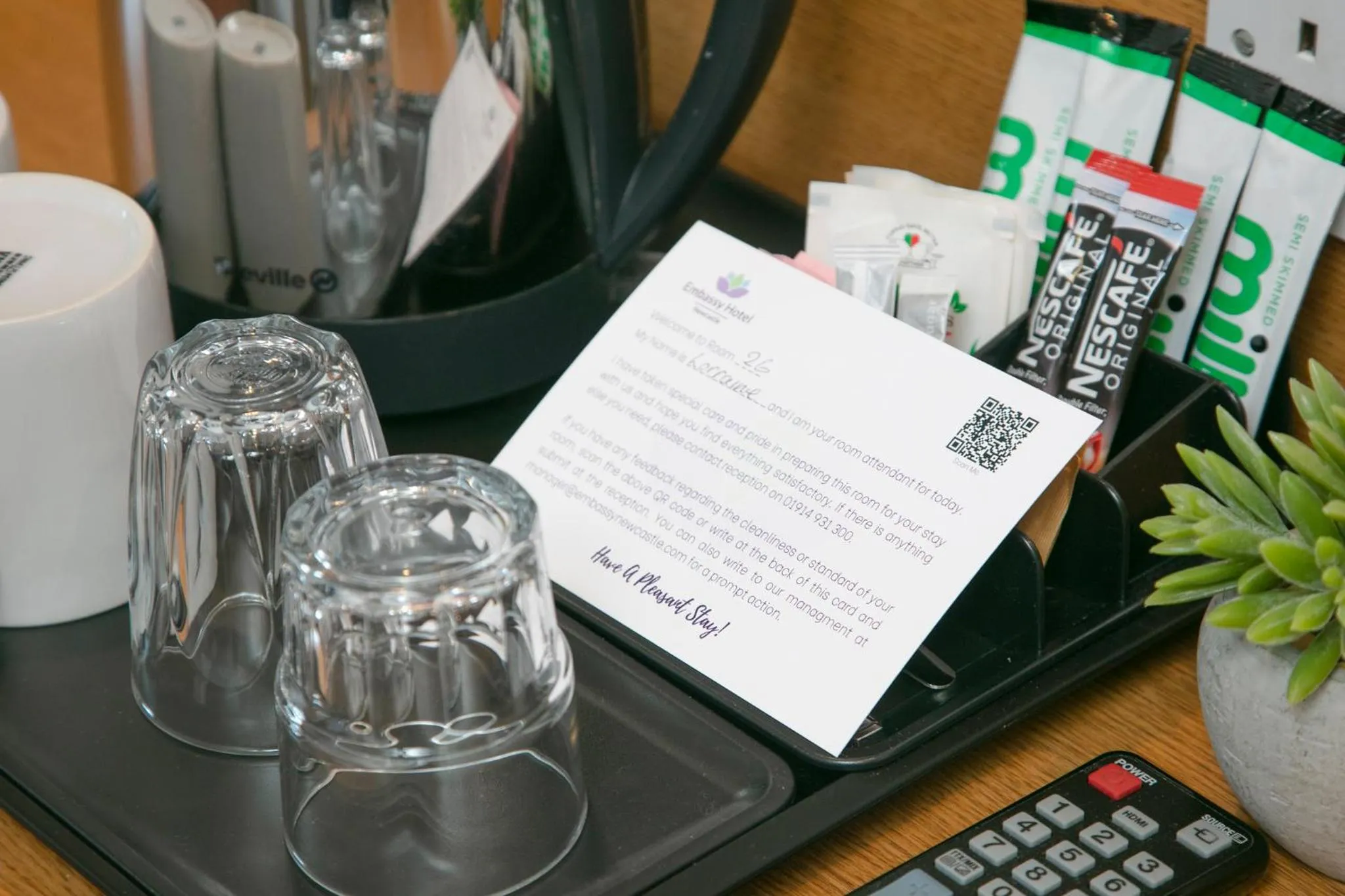 Coffee/tea facilities in Embassy Hotel, Gateshead Newcastle, Sure Hotel Collection by Best Western