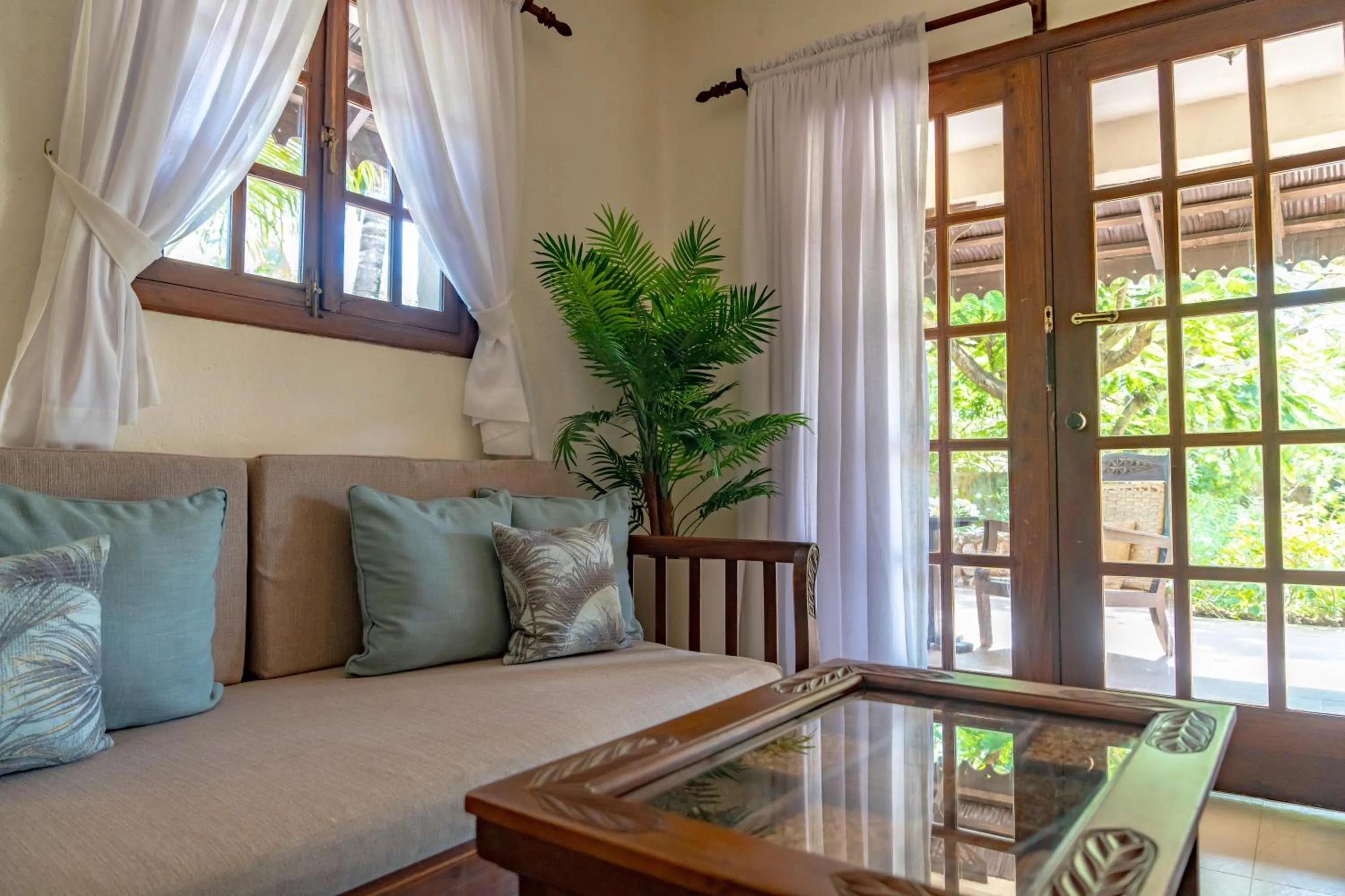 Seating area in Breezes Beach Club and Spa