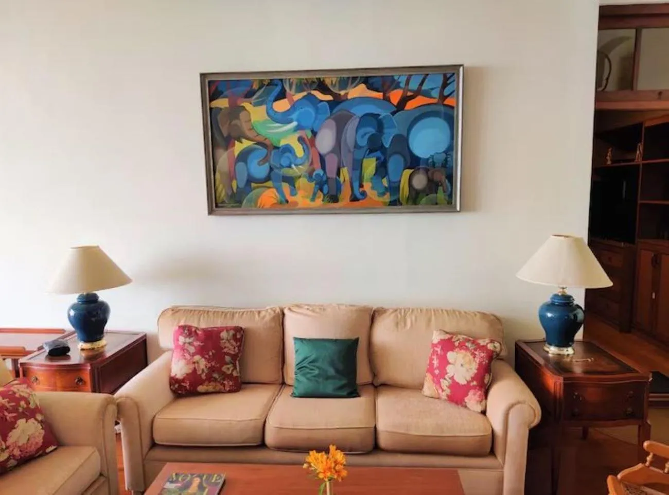 Living room in Onondaga Kodaikanal