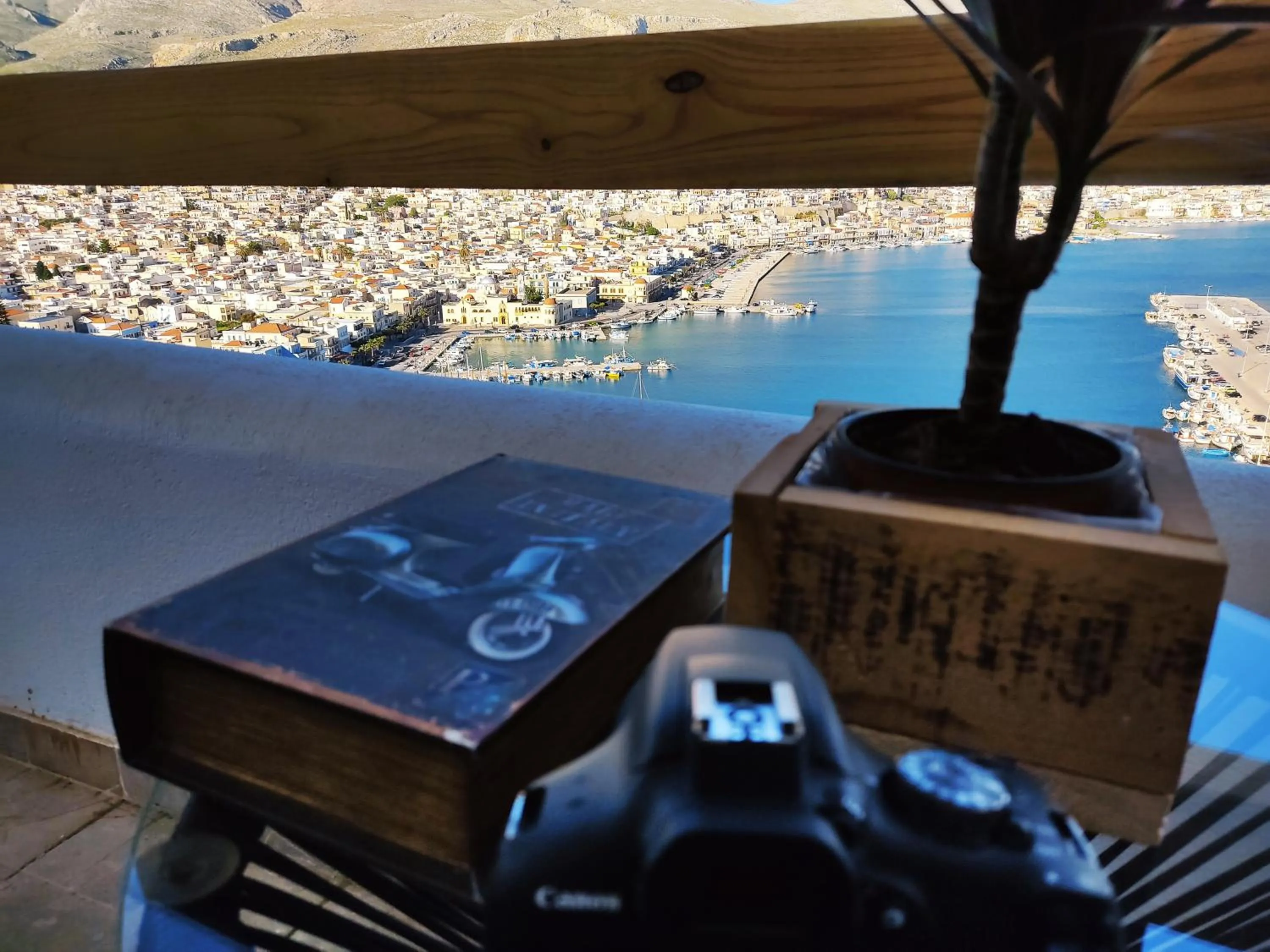 Sea view in Spongia Apartments Kalymnos