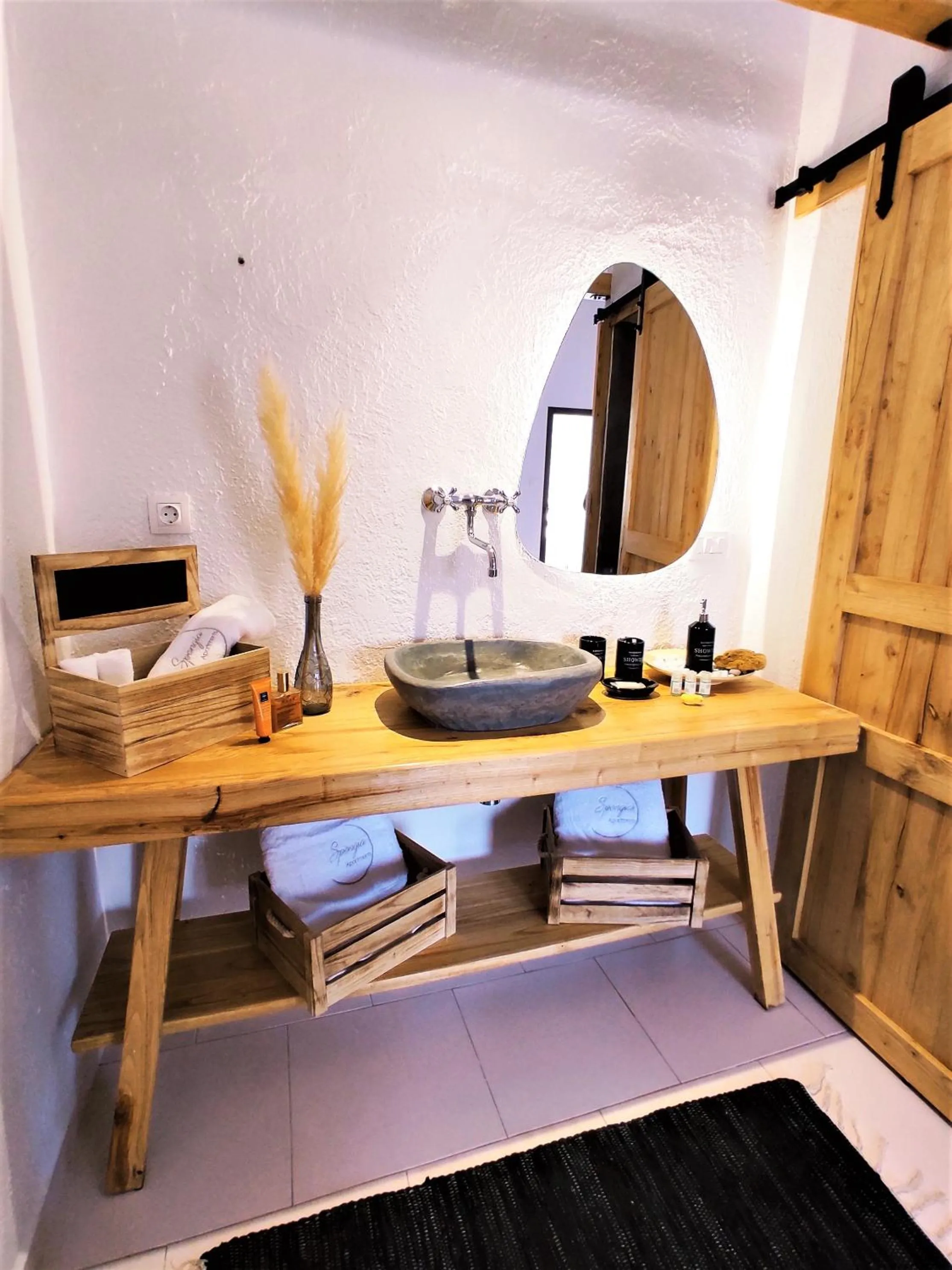 Bathroom in Spongia Apartments Kalymnos