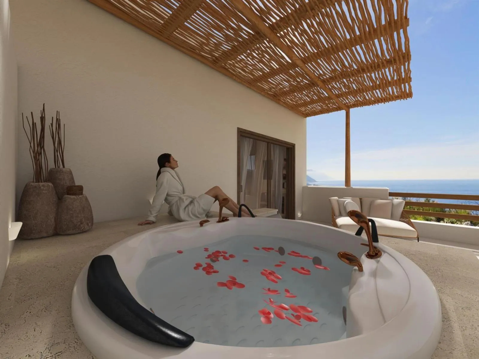 People in Spongia Apartments and Suites Kalymnos