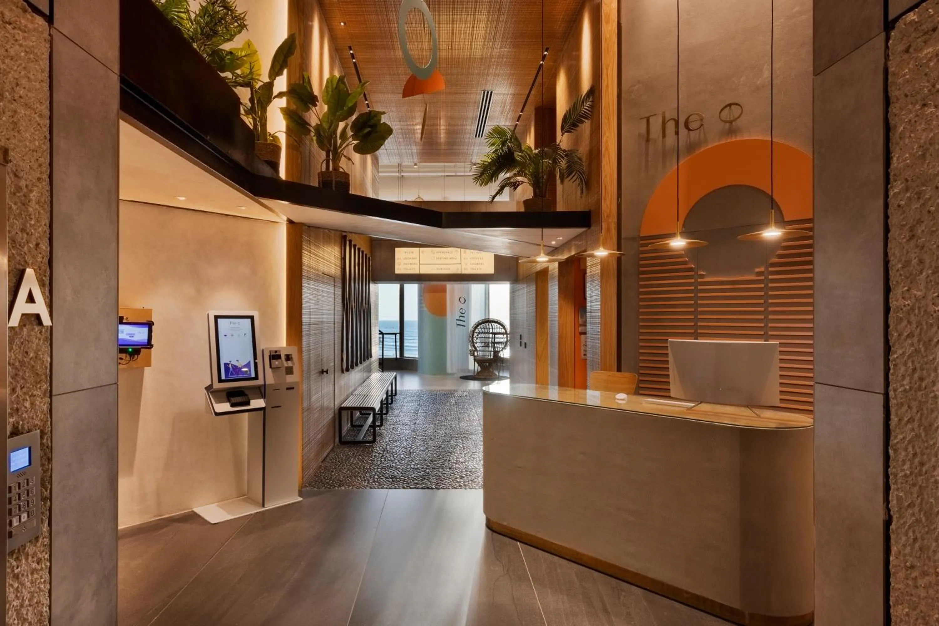 Lobby or reception in The O Pod Capsule Hotel