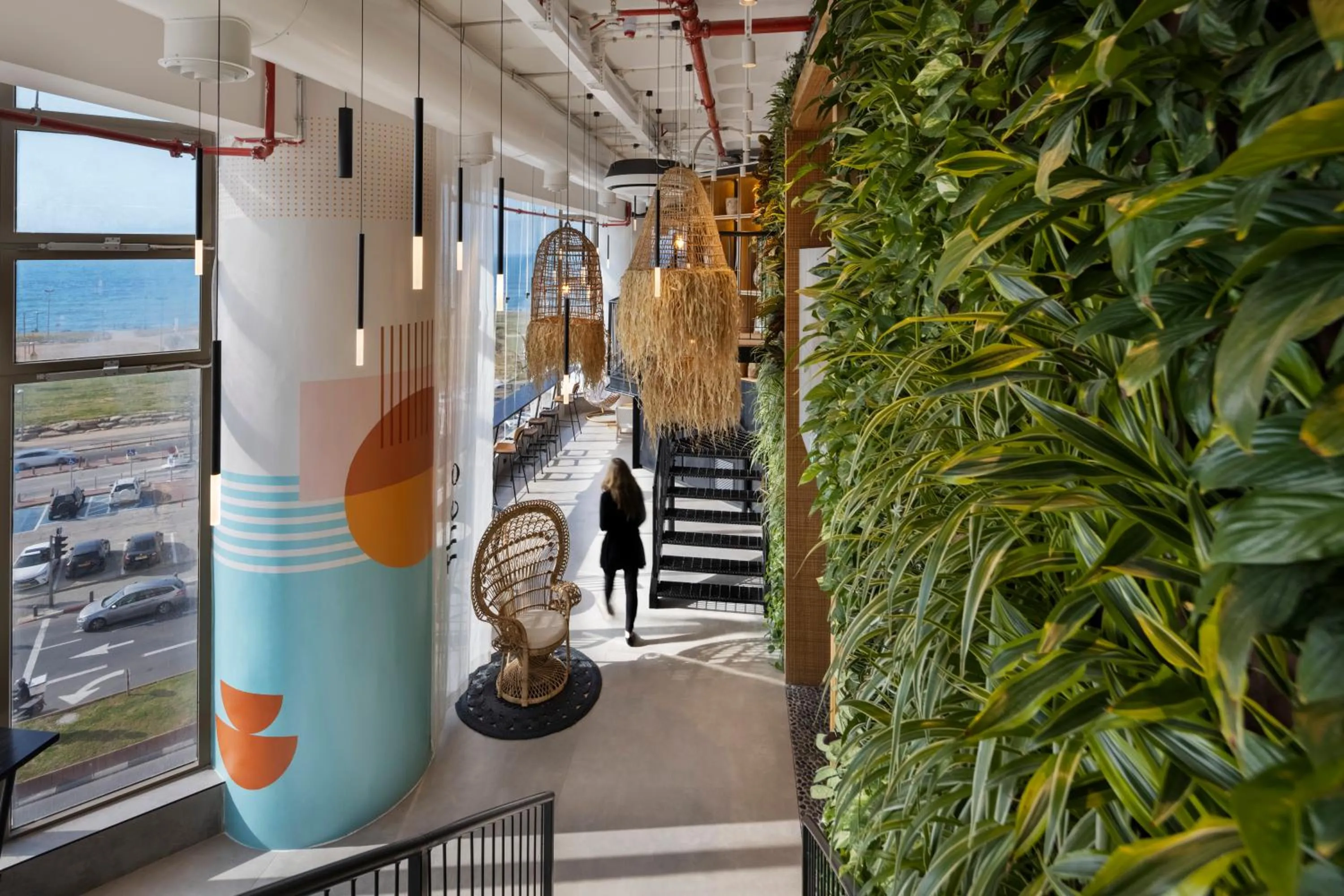 Garden in The O Pod Capsule Hotel