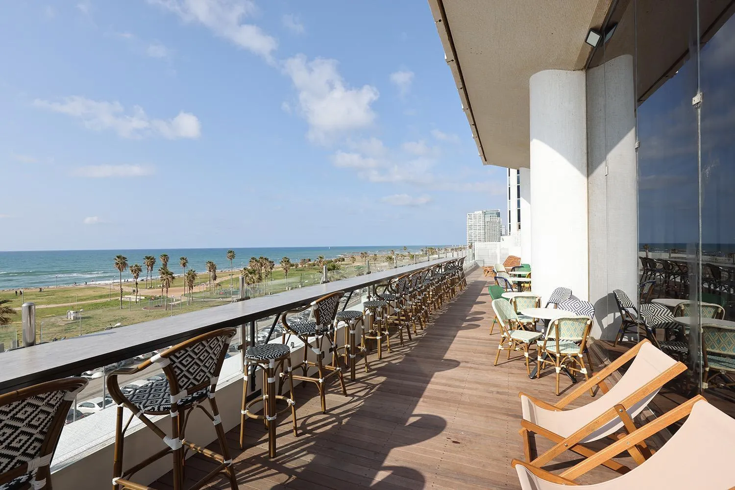 Patio in The O Pod Capsule Hotel