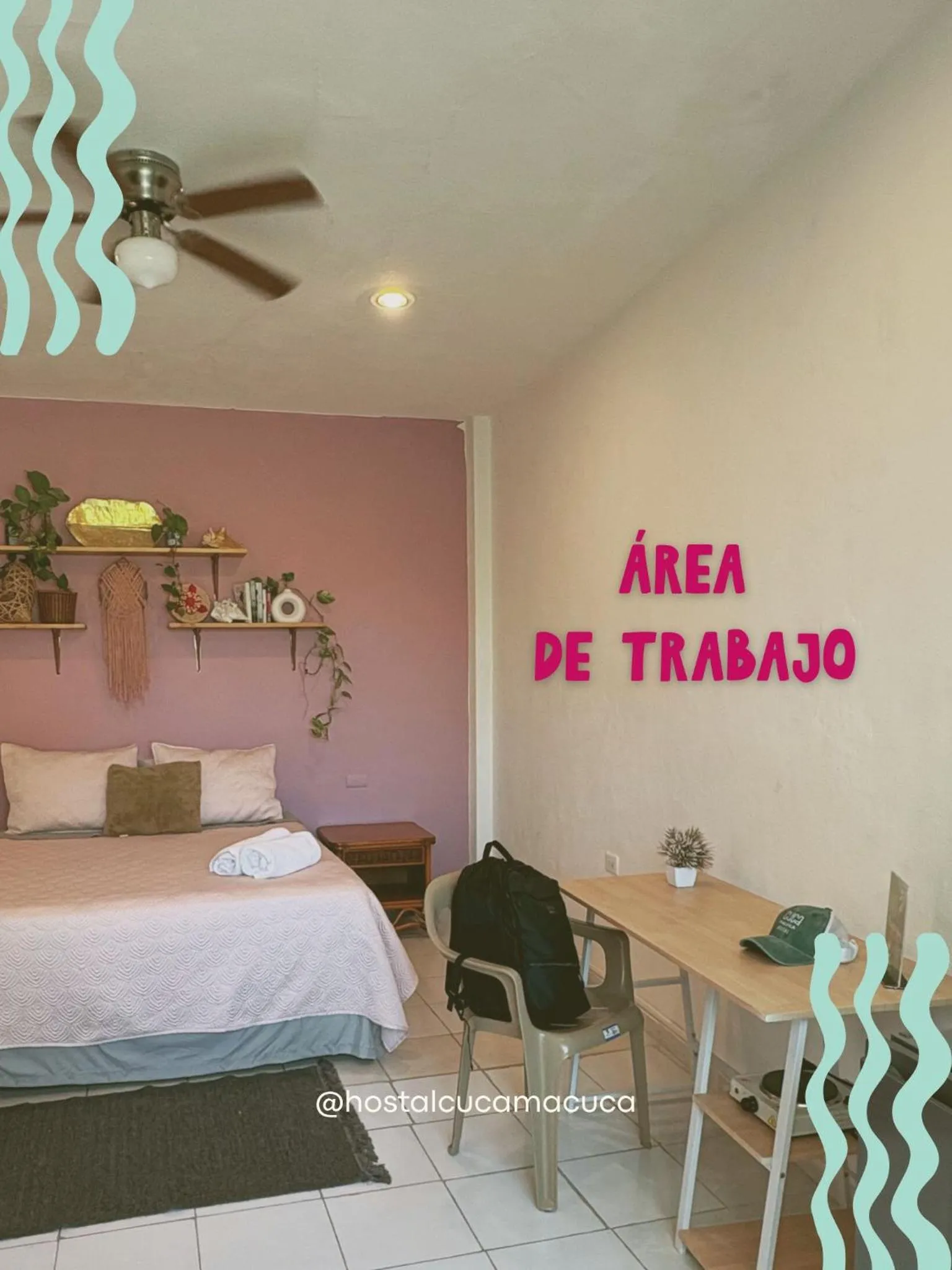 Bed in Hostal Cuca Macuca