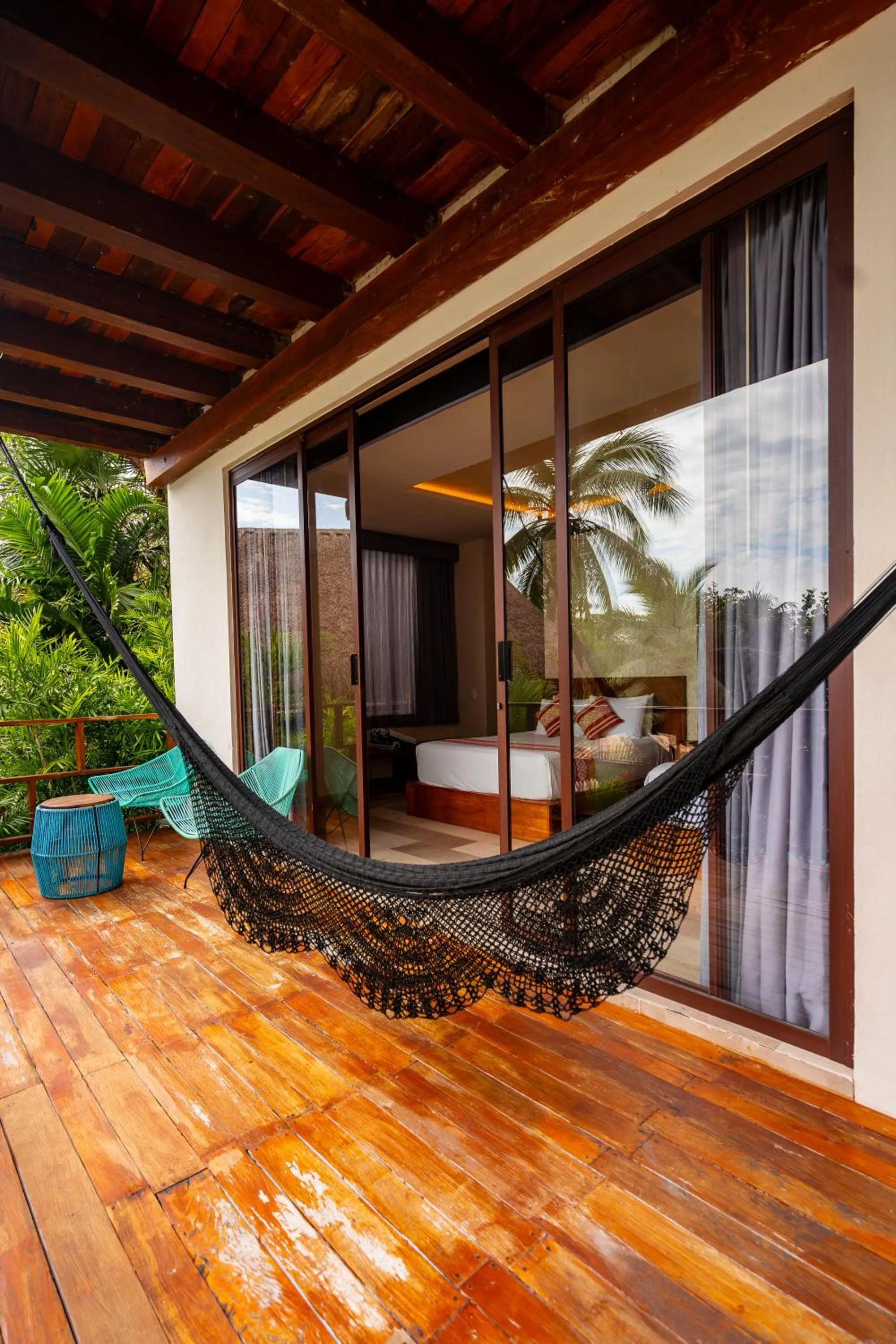 Balcony/Terrace in Khaban Bacalar Hotel Boutique