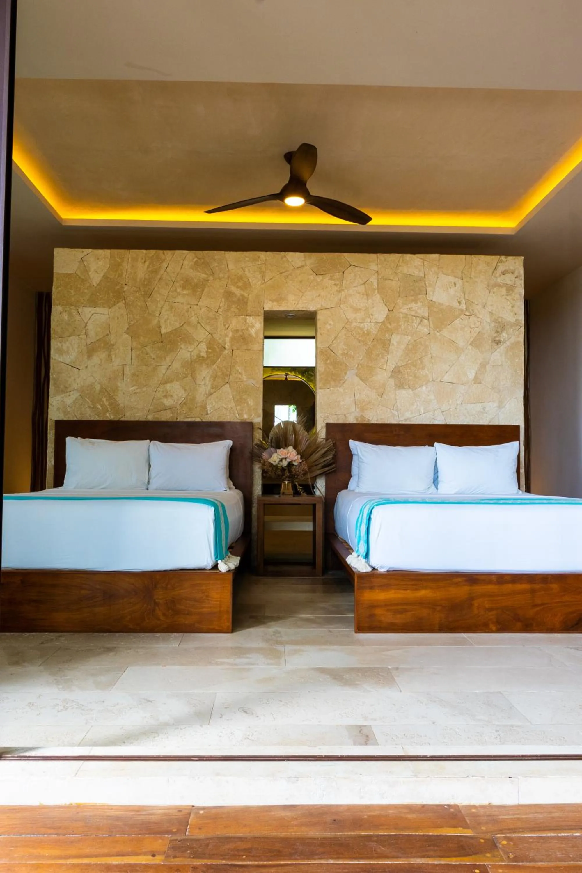 Bed in Khaban Bacalar Hotel Boutique