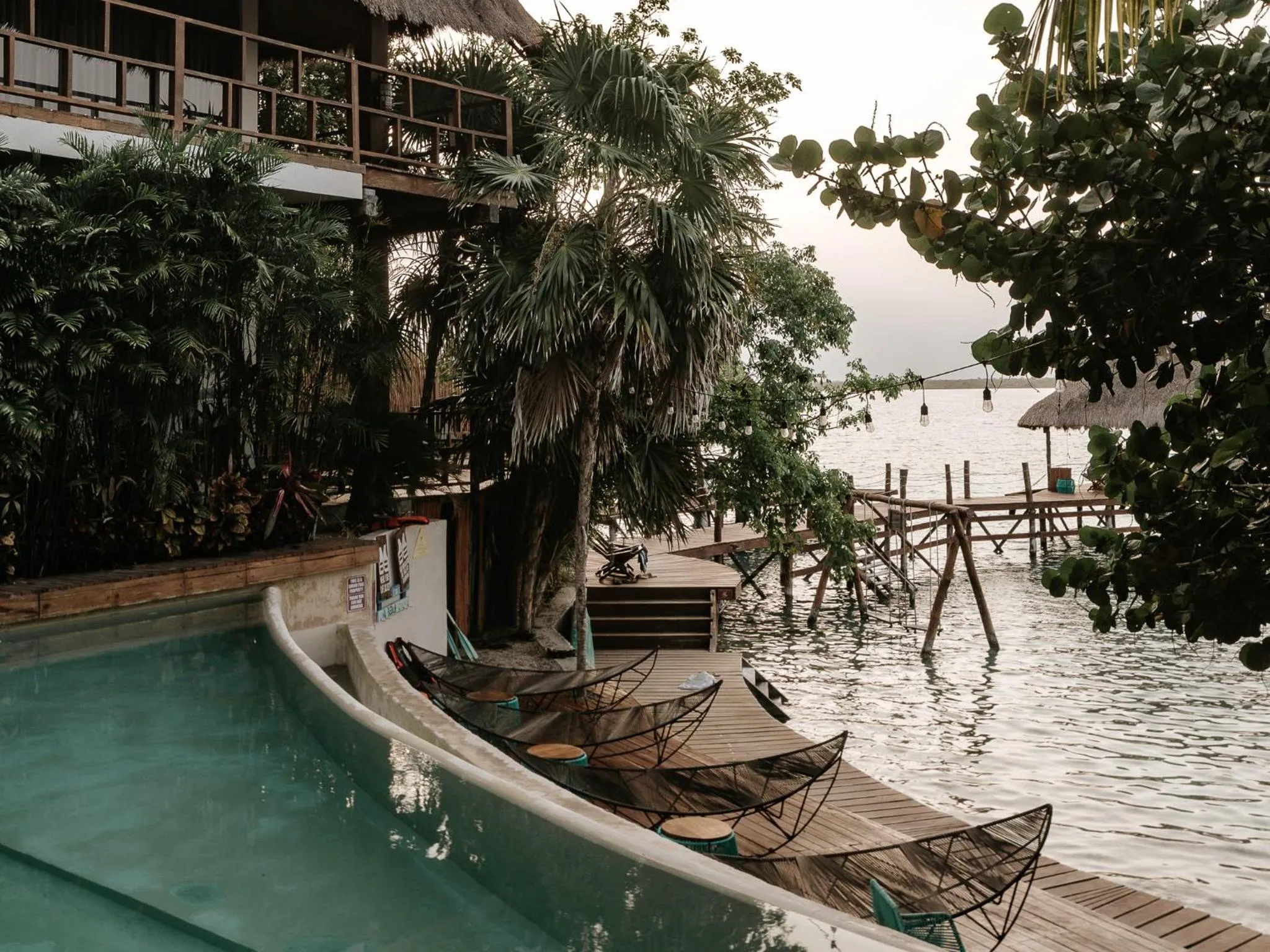 Swimming pool in Khaban Bacalar Hotel Boutique