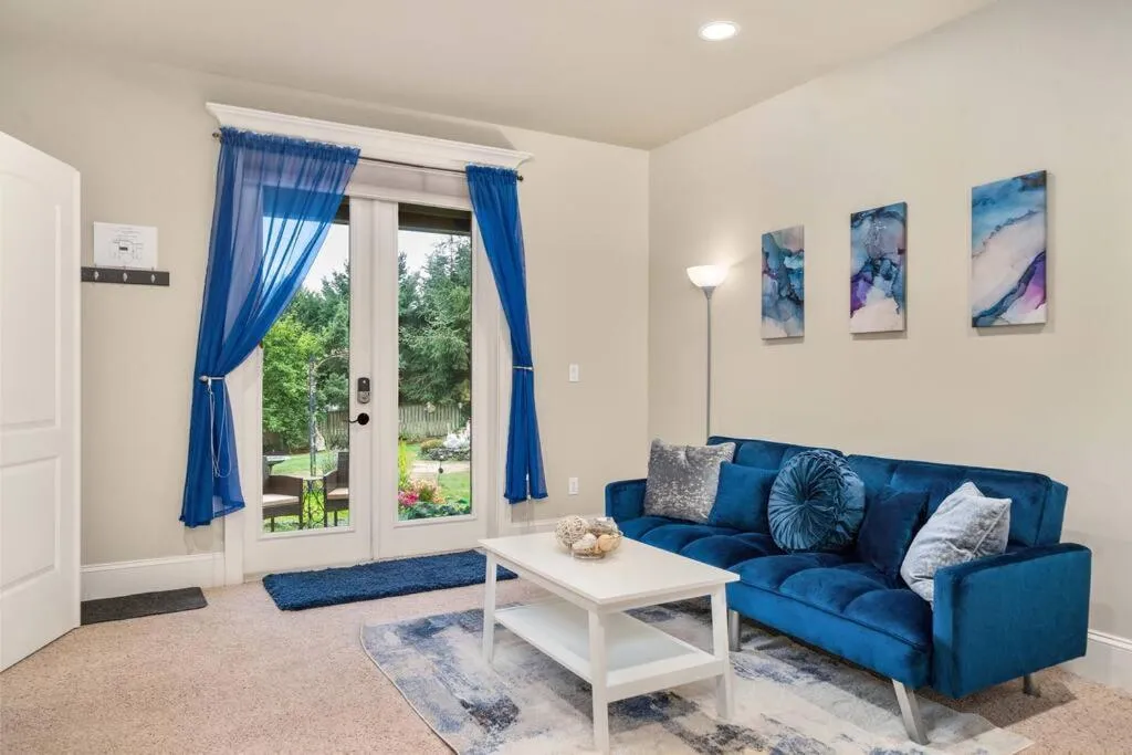 Living room in Villa Luna