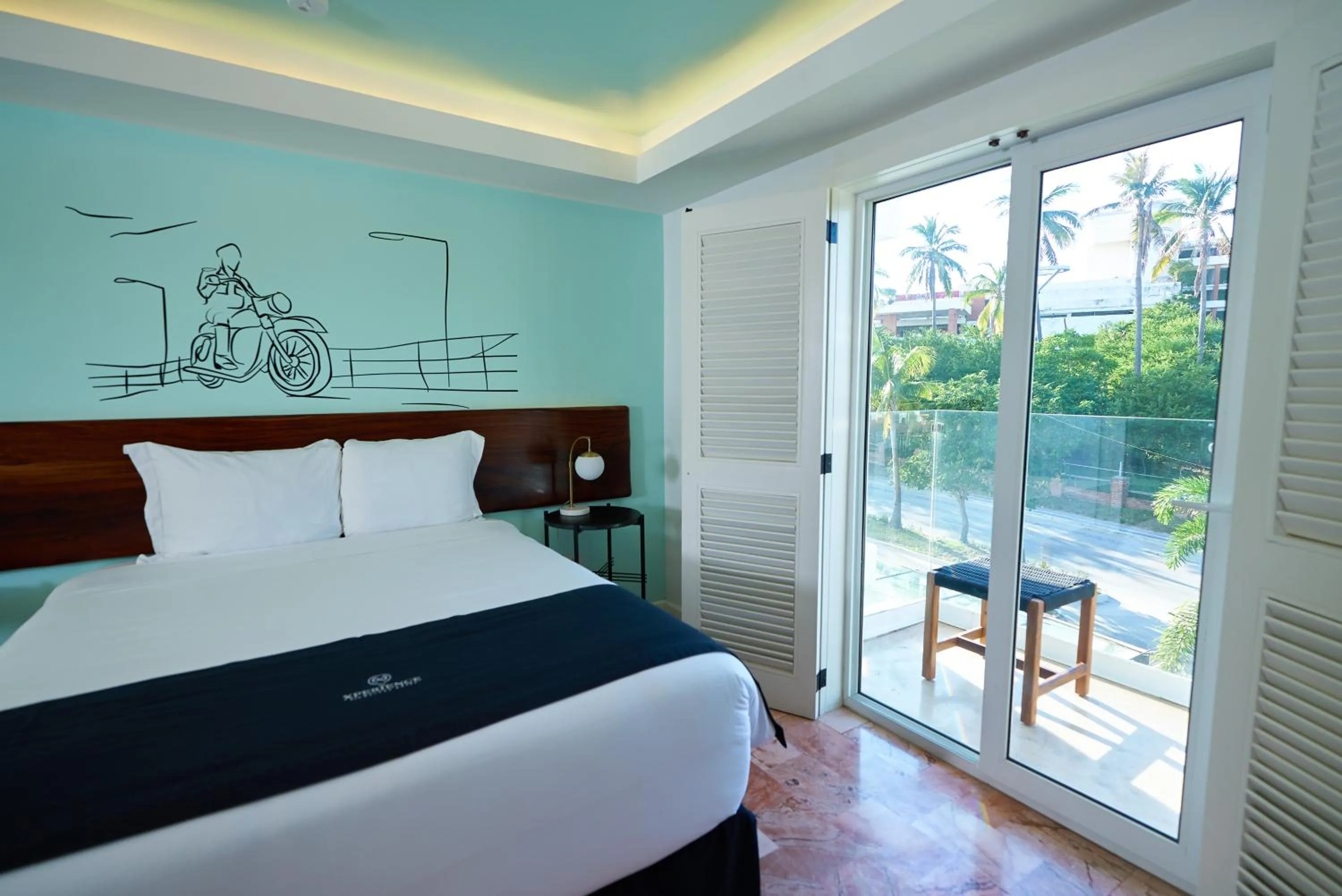 Balcony/Terrace, Bed in The Xperience by g