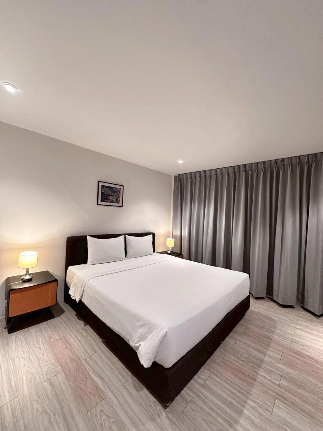 Bed in Studio F Sukhumvit