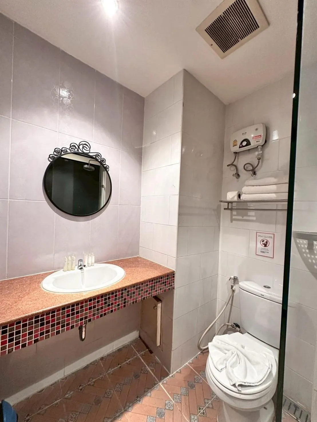 Bathroom in Studio F Sukhumvit