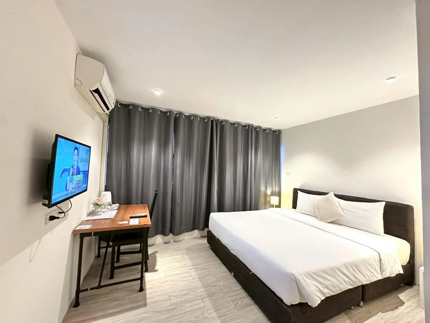 Bed in Studio F Sukhumvit
