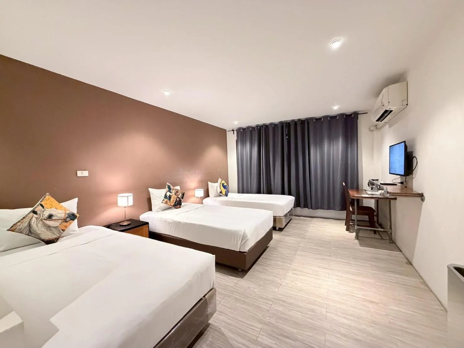 Bed in Studio F Sukhumvit