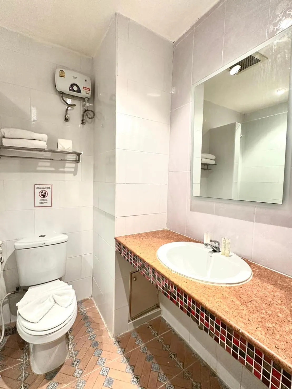 Bathroom in Studio F Sukhumvit