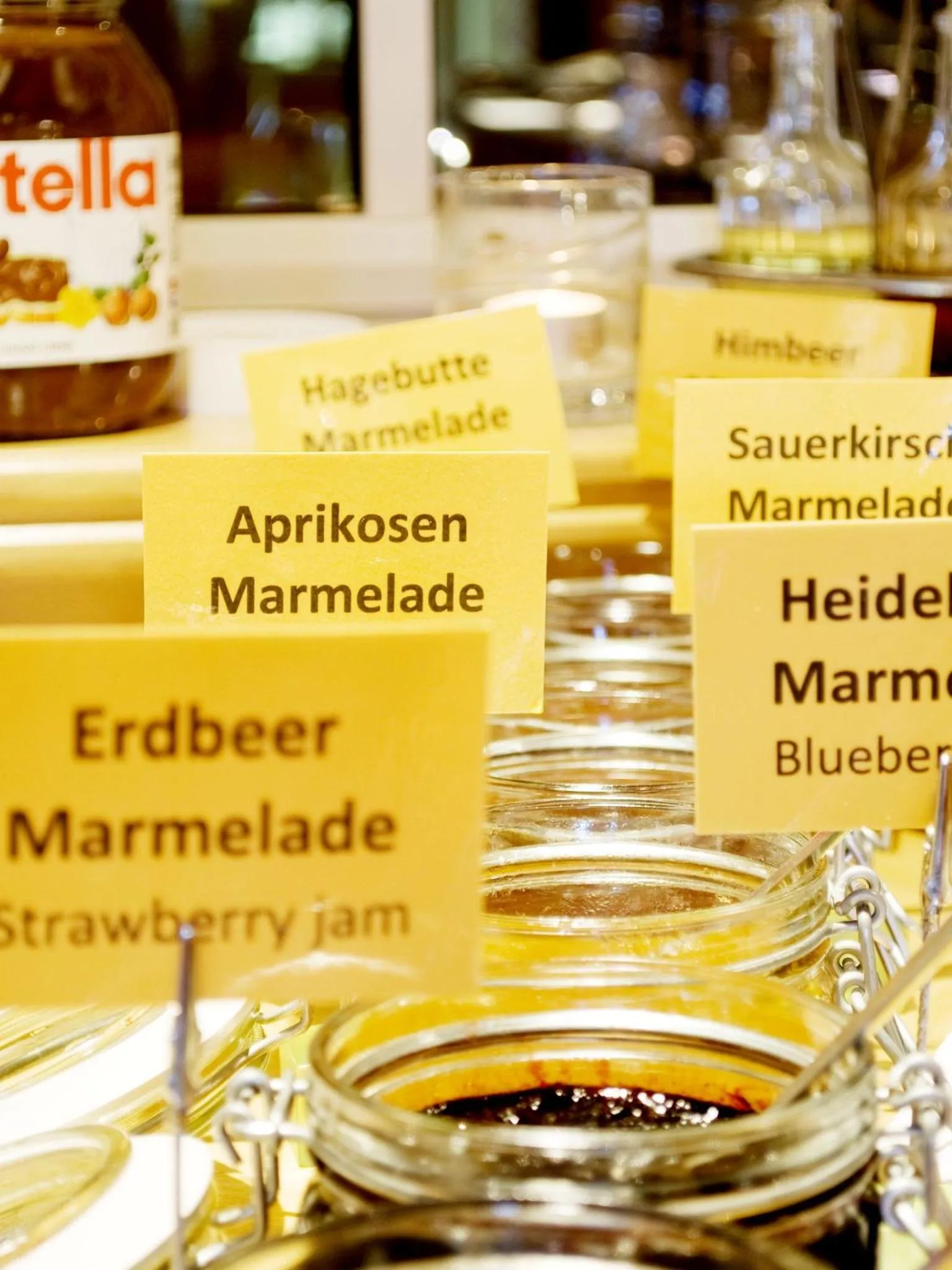 Food and drinks in Hotel Sonne