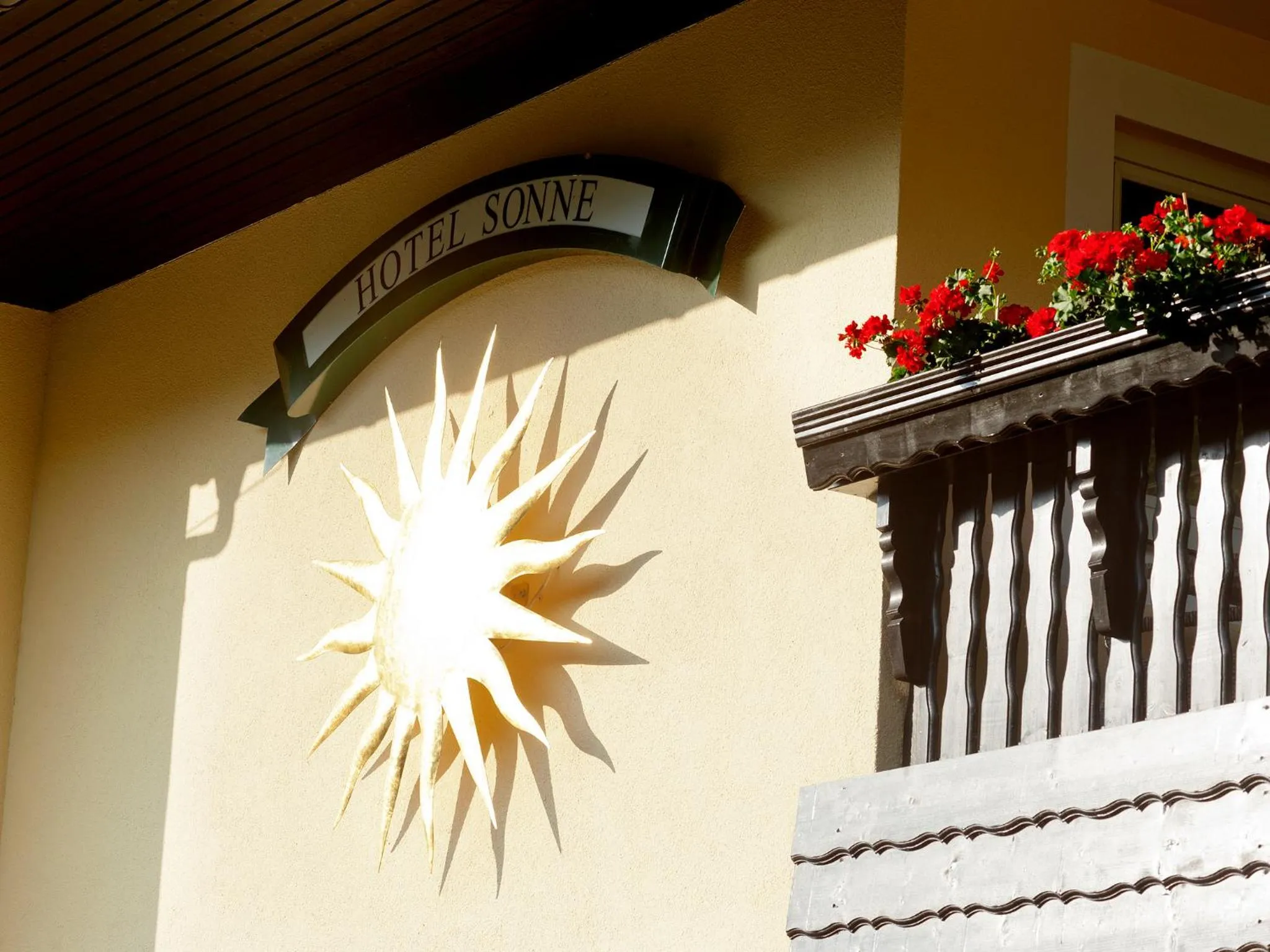 Property building in Hotel Sonne