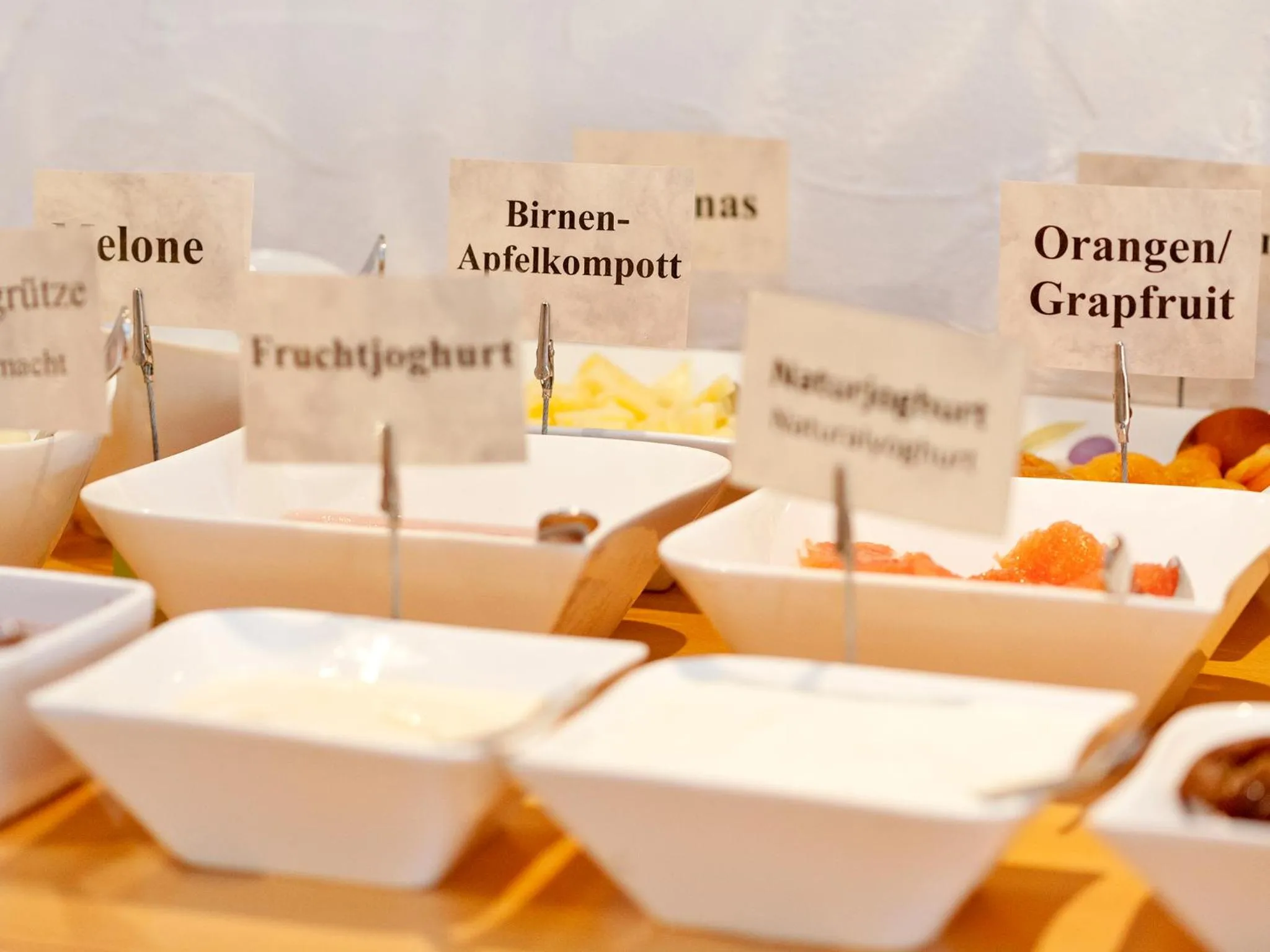 Food and drinks in Hotel Sonne