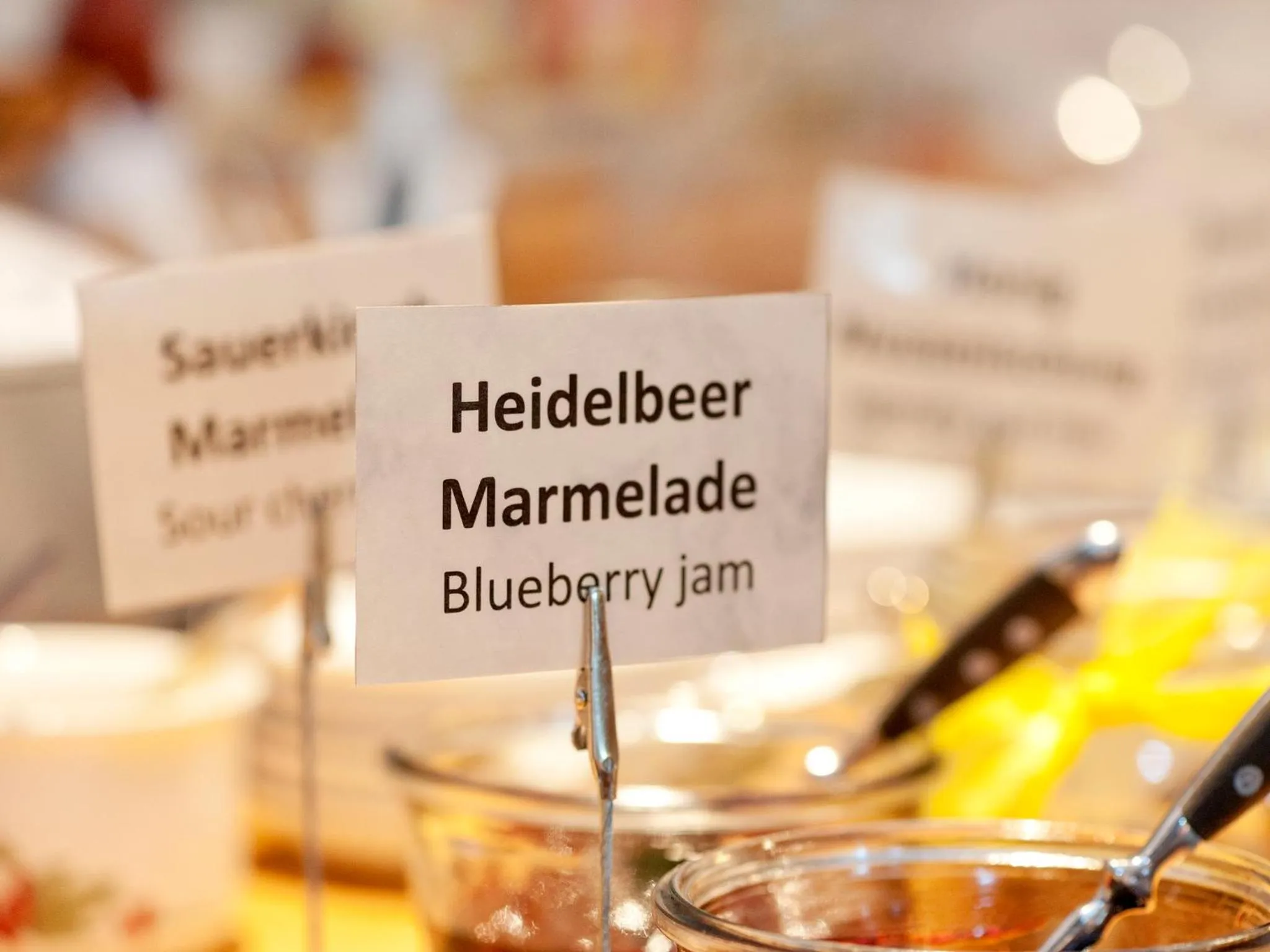 Food and drinks in Hotel Sonne