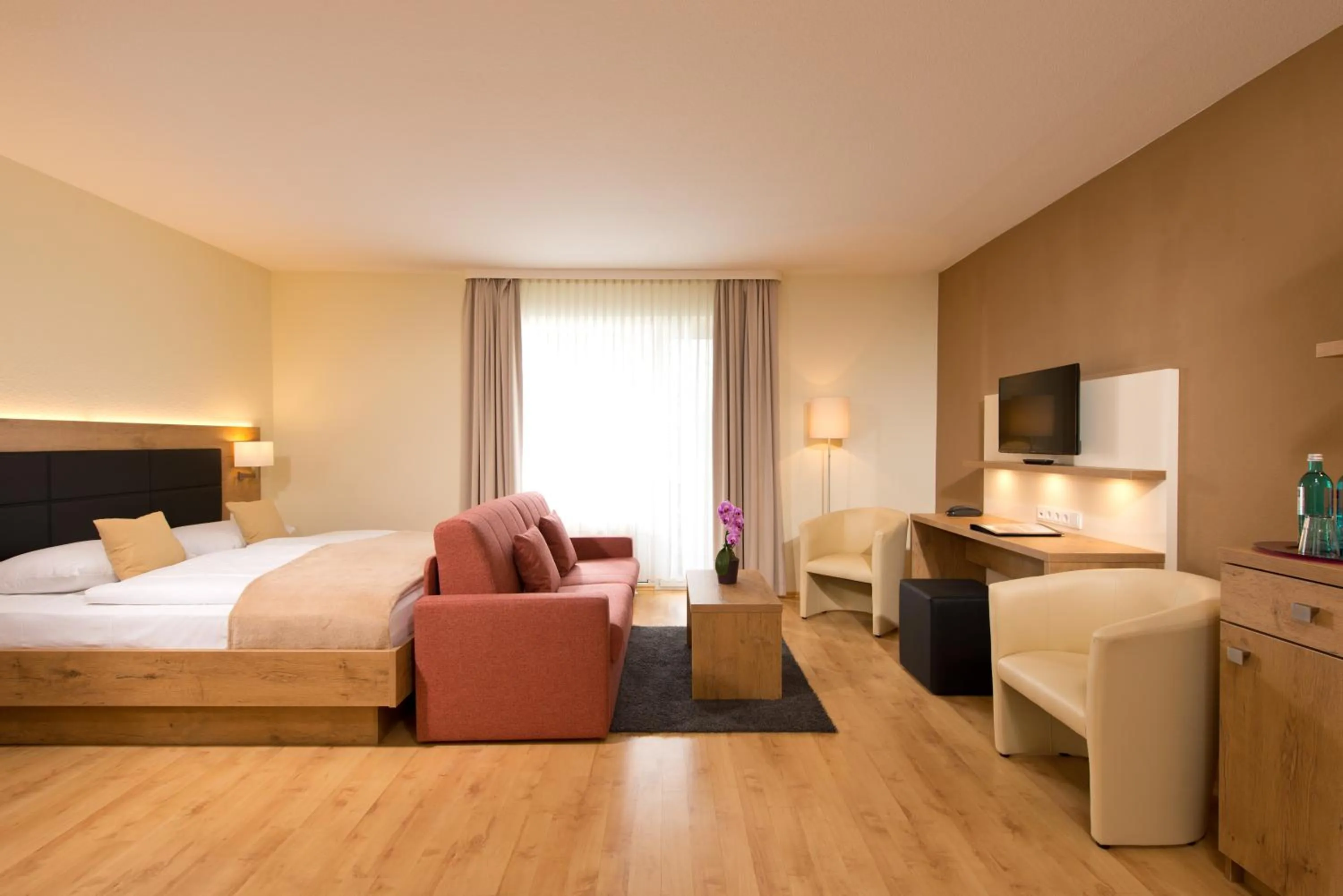 Photo of the whole room, Bed in Spreewaldhotel Stephanshof