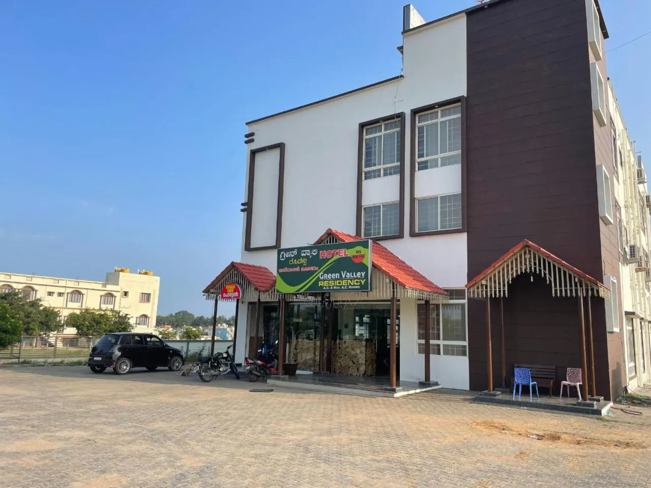 Property building in Green Valley Residency