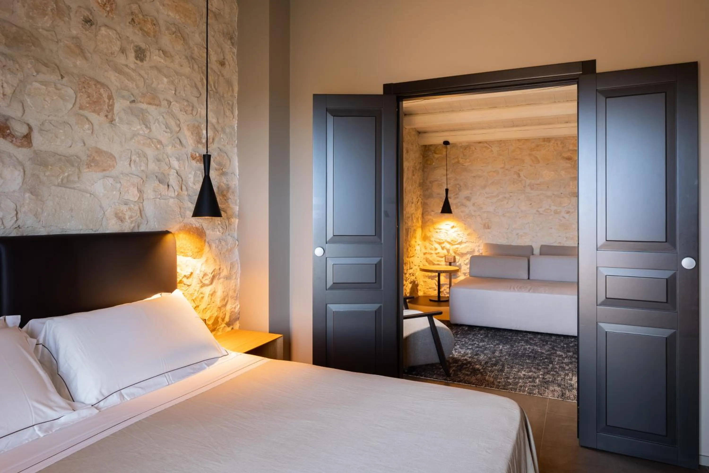 Photo of the whole room, Bed in Pietra d'Acqua Resort & Spa by Geocharme