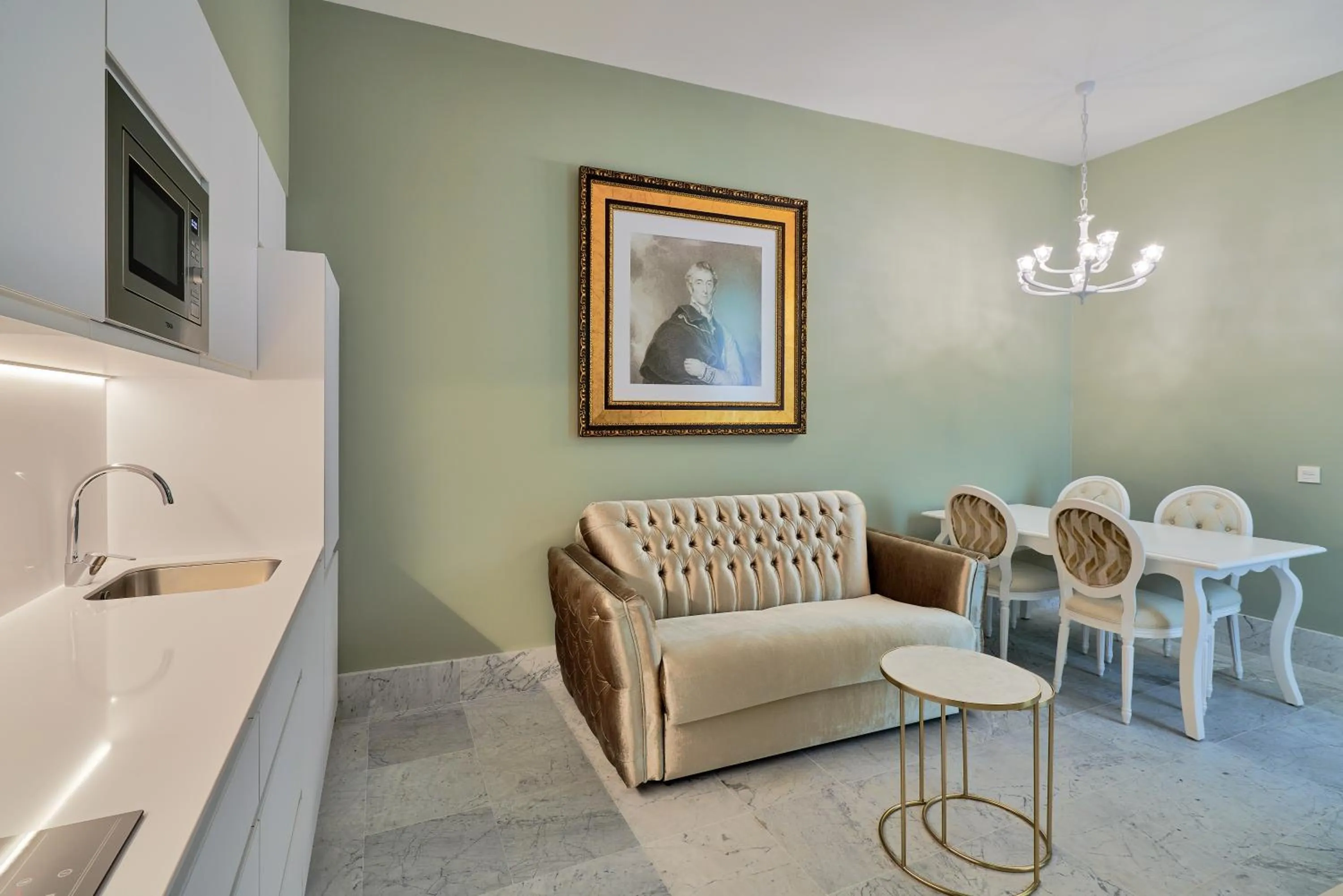 Living room in Tandem Palacio Veedor de Galeras Suites