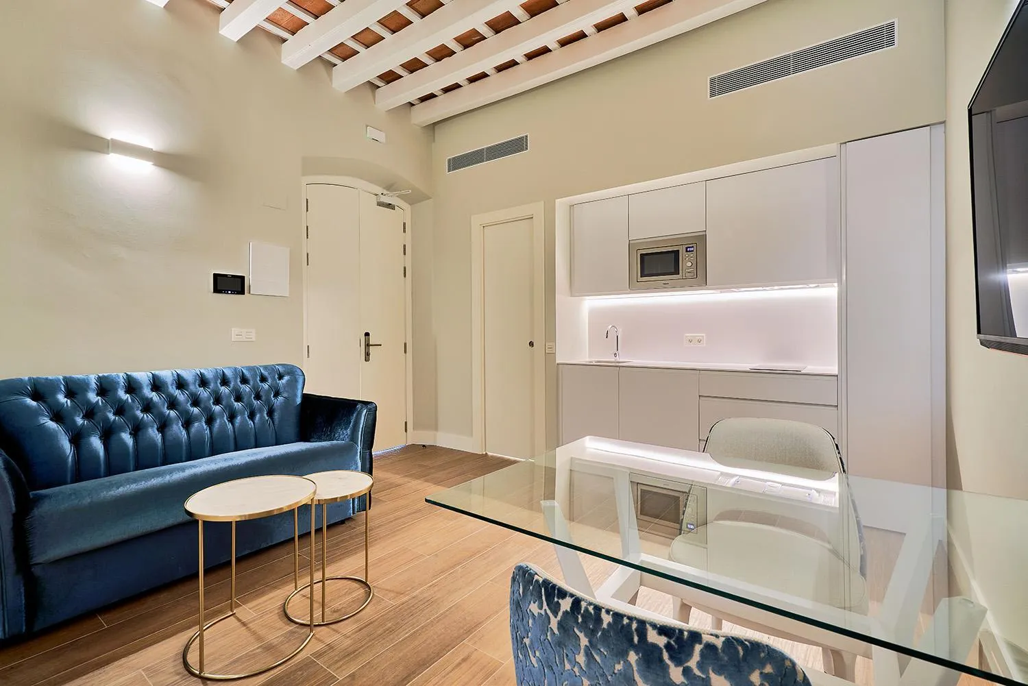 Kitchen or kitchenette in Tandem Palacio Veedor de Galeras Suites