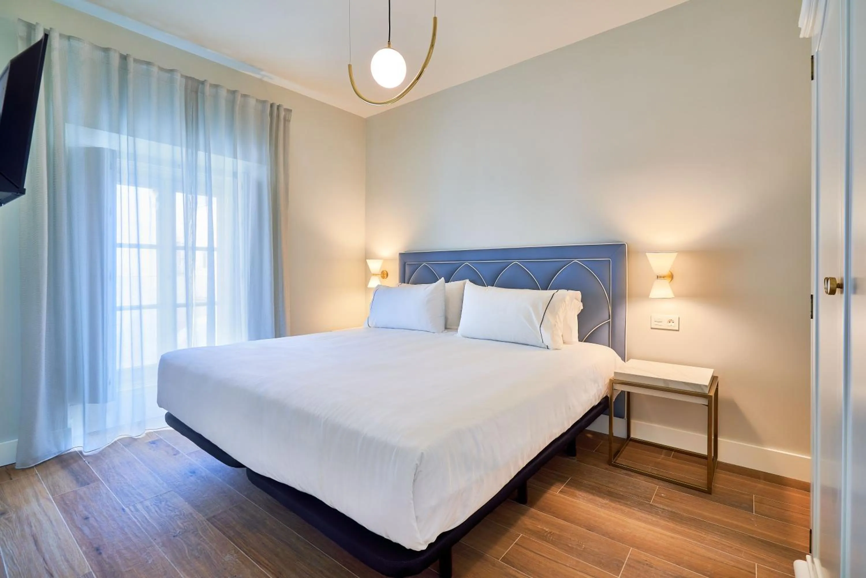 Bedroom, Bed in Tandem Palacio Veedor de Galeras Suites