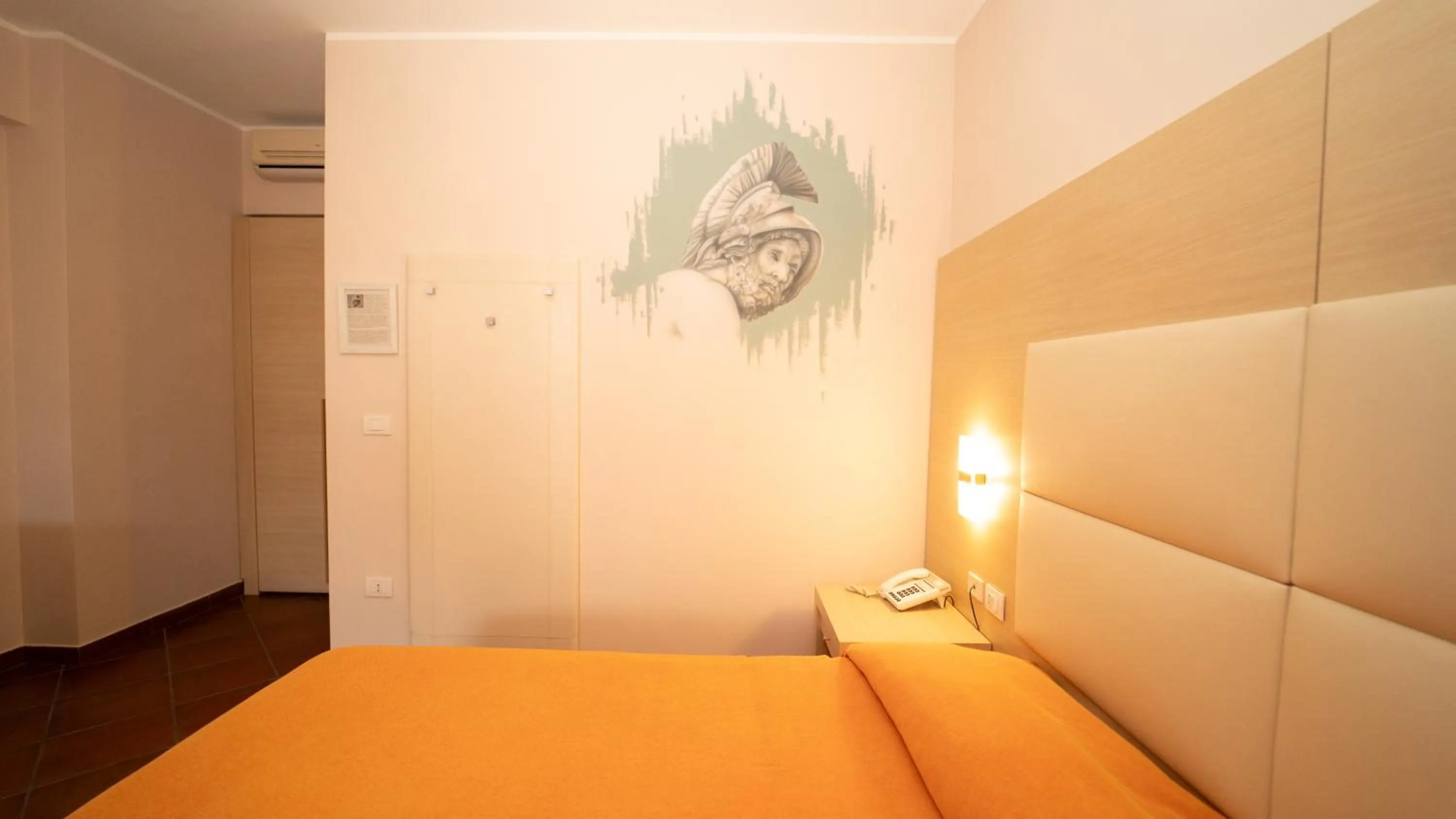 Bed in Taormina Hotel Calipso