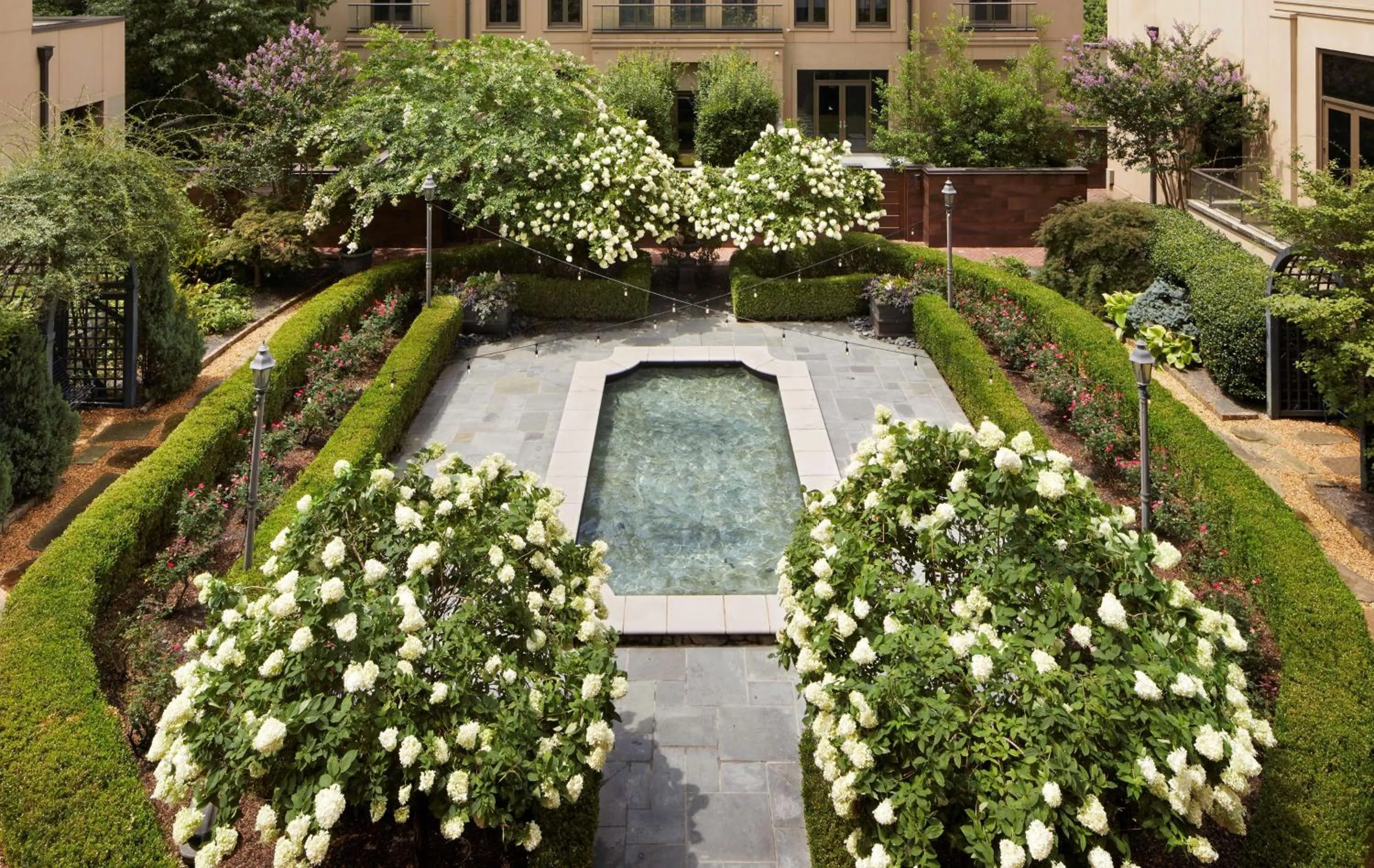 Pool view in Waldorf Astoria Atlanta Buckhead