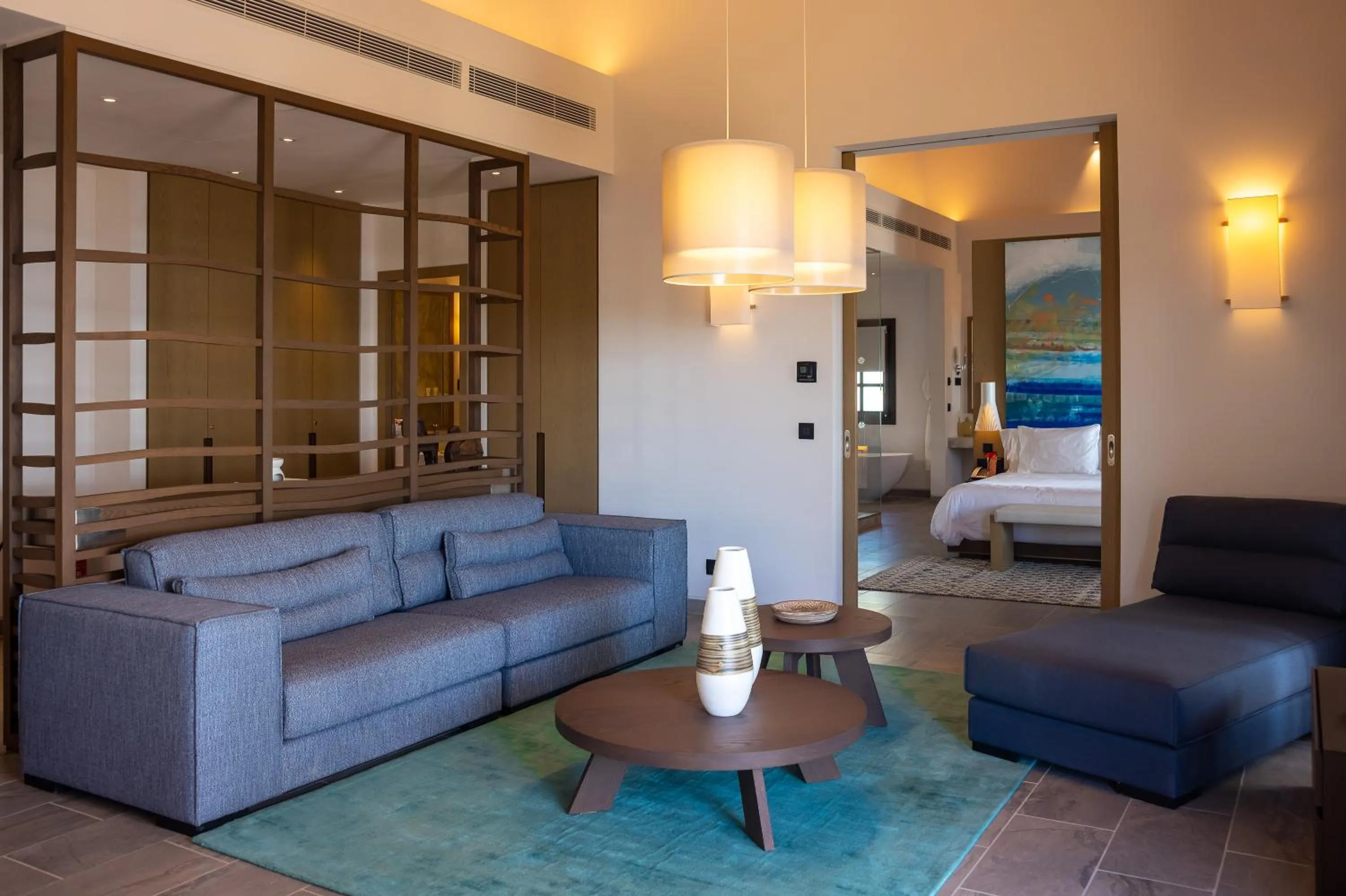 Bed in Angsana Corfu Resort & Spa