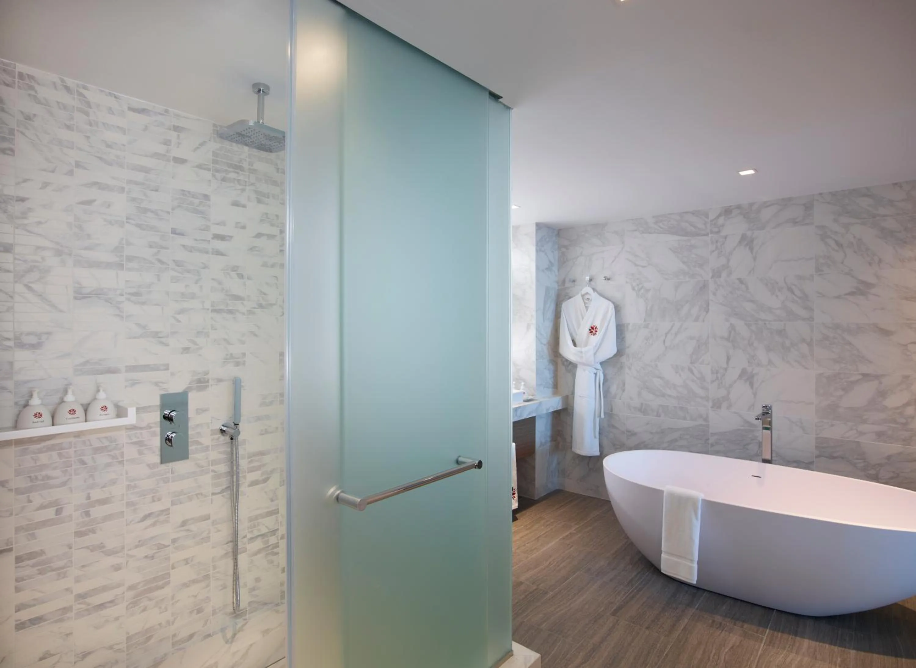 Shower in Angsana Corfu Resort & Spa