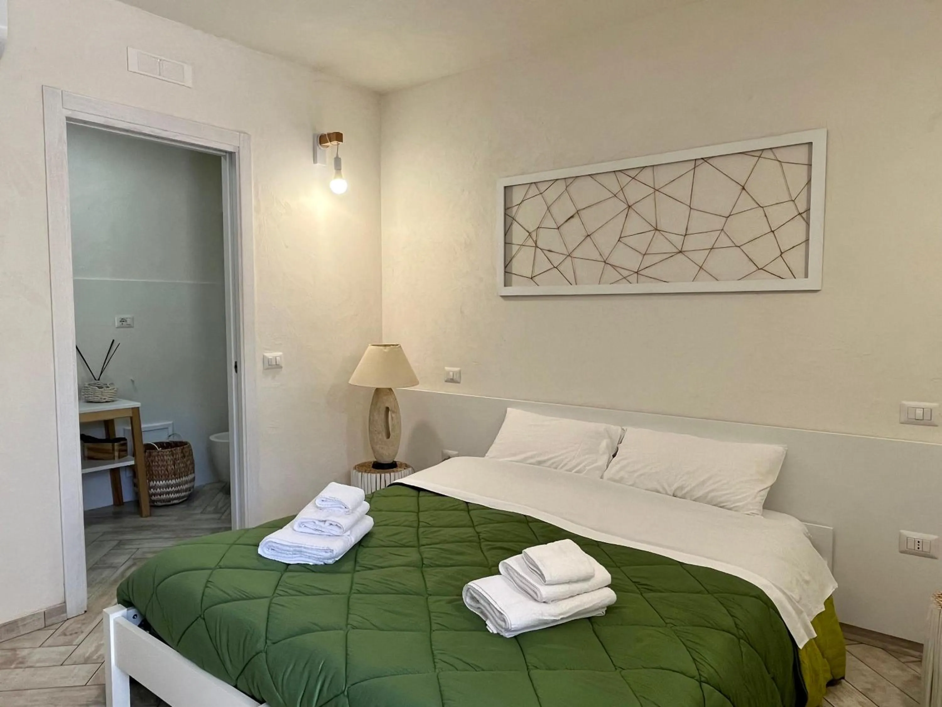 Bed in B&B Kamalei Tropea