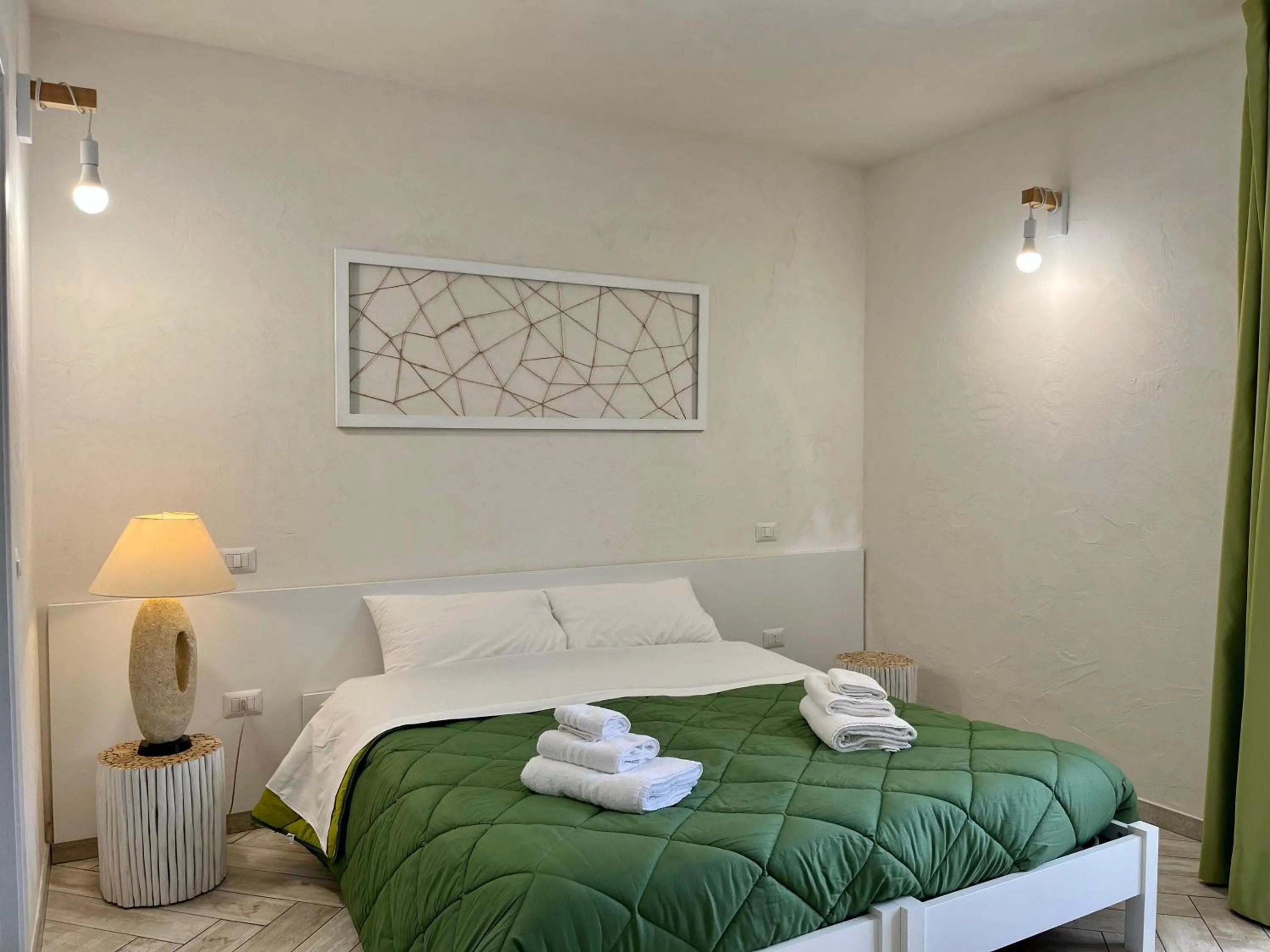 Bed in B&B Kamalei Tropea