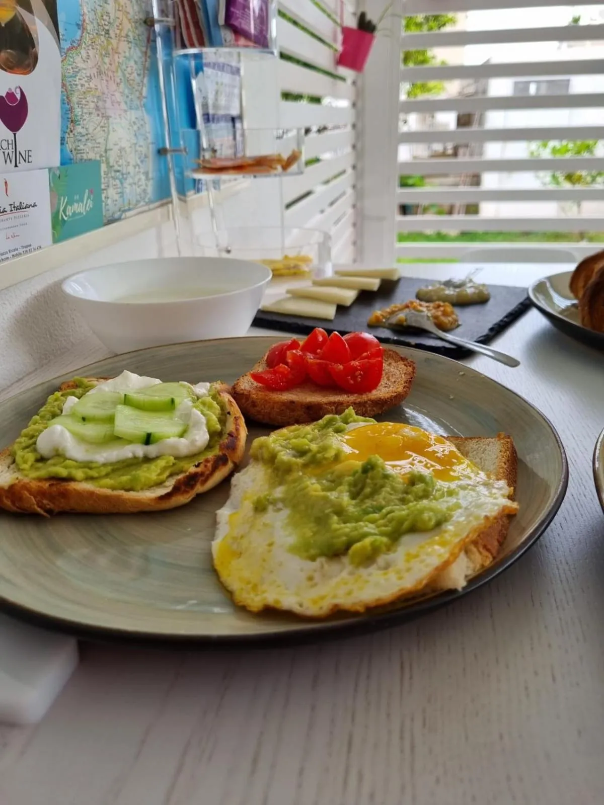 Continental breakfast in B&B Kamalei Tropea
