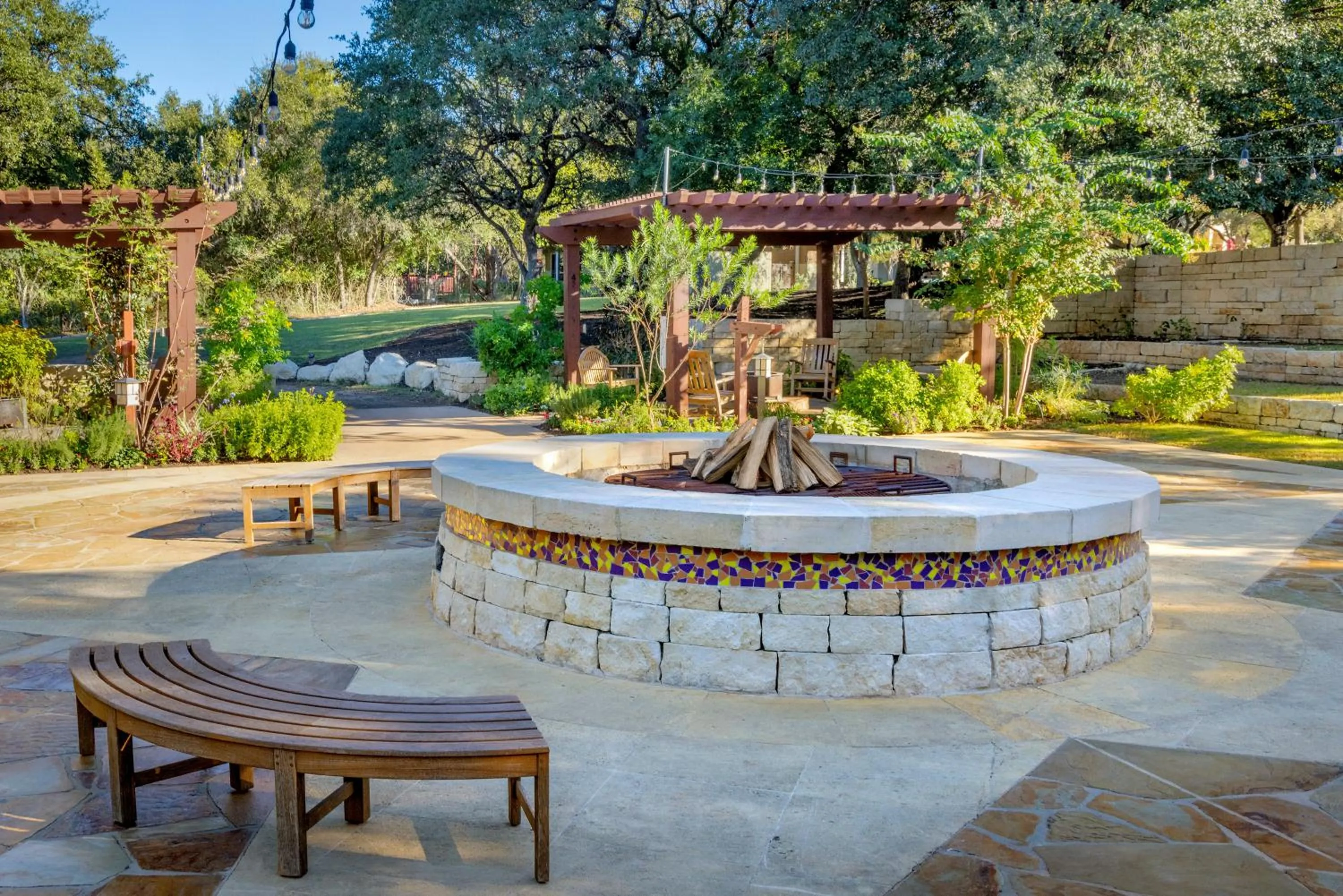 Patio in Hyatt Vacation Club at Wild Oak Ranch