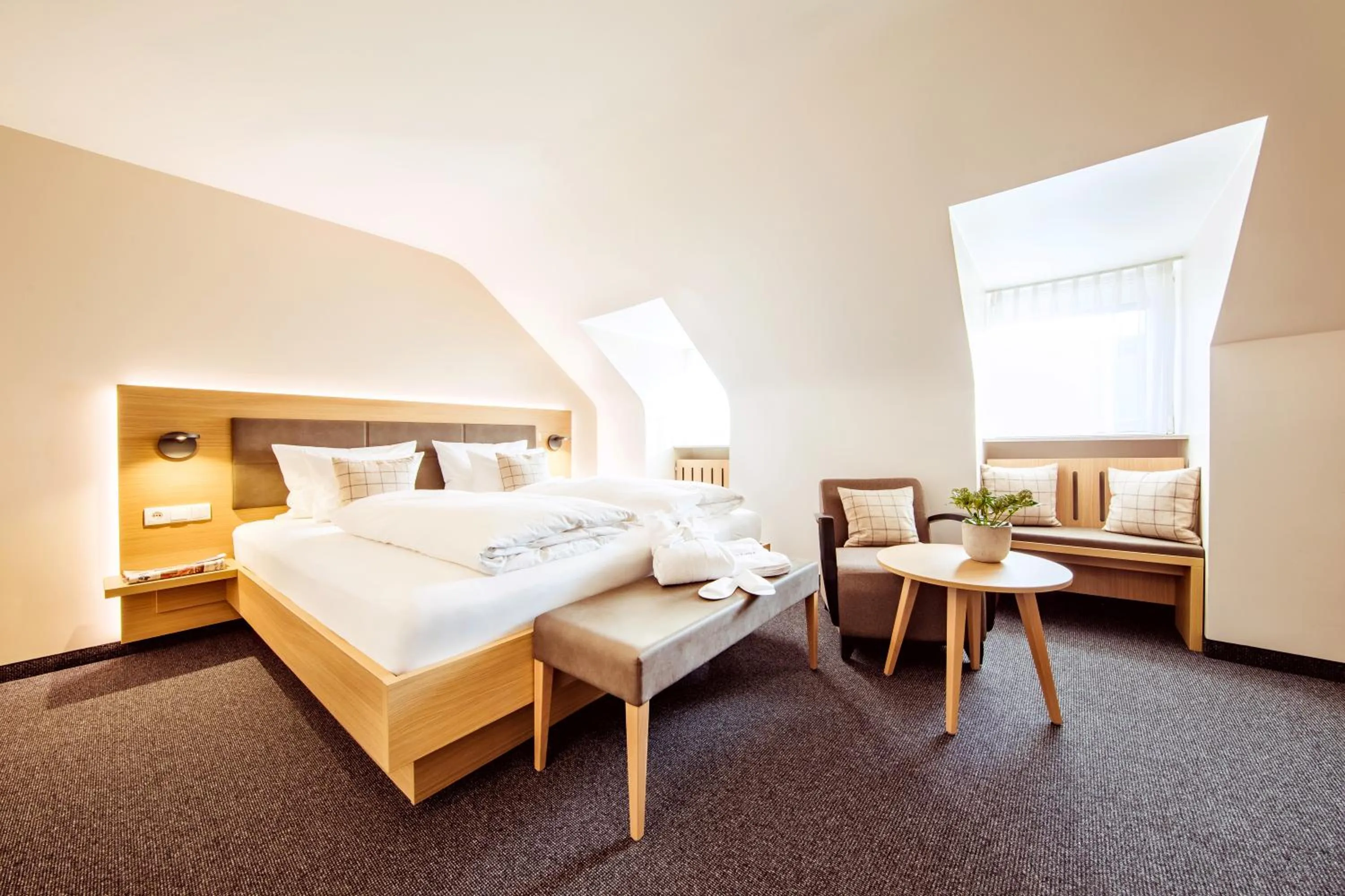 Bed in Landgasthof Hotel Gentner