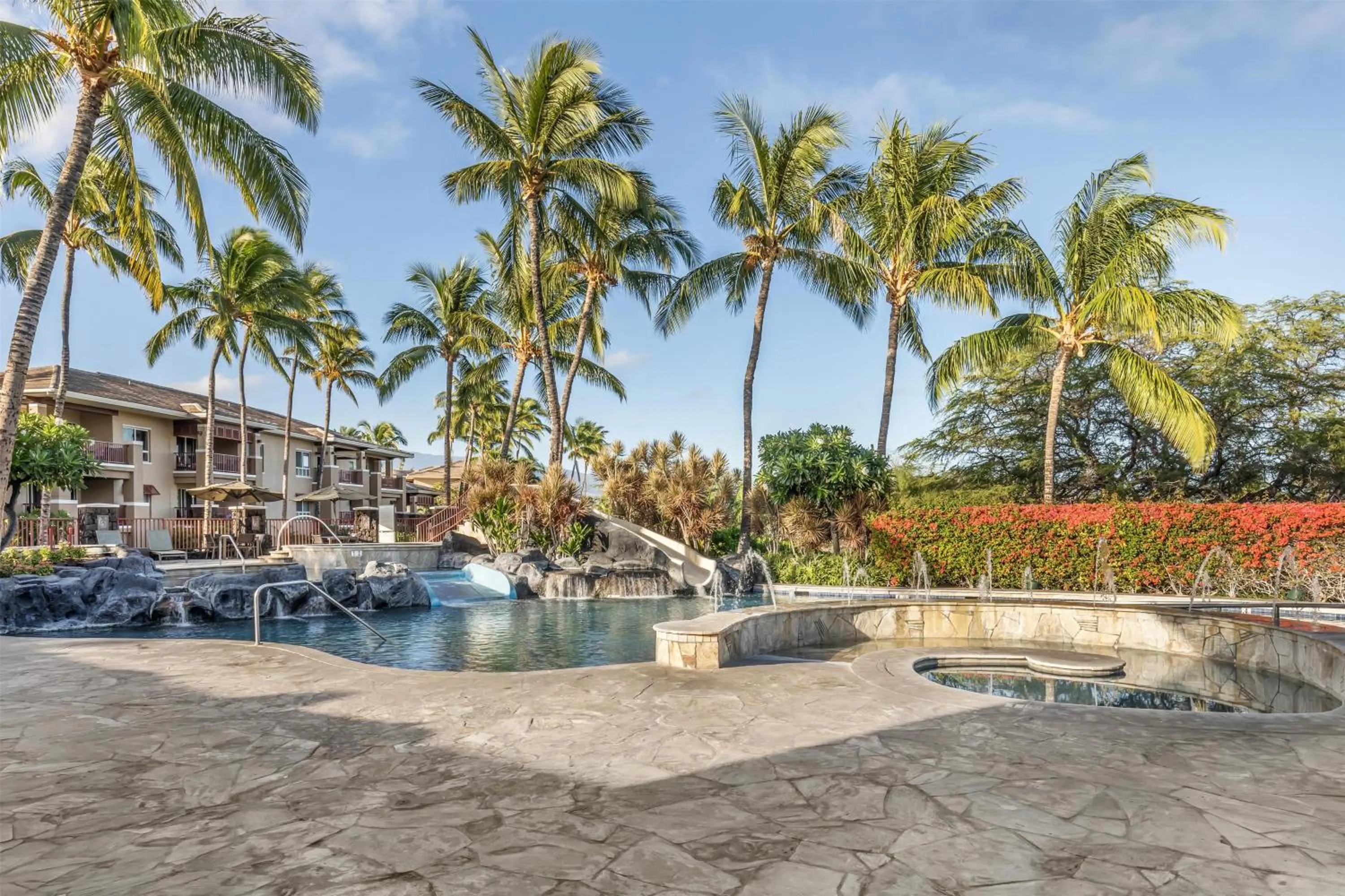 Pool view in Hilton Grand Vacations Club Kohala Suites Waikoloa