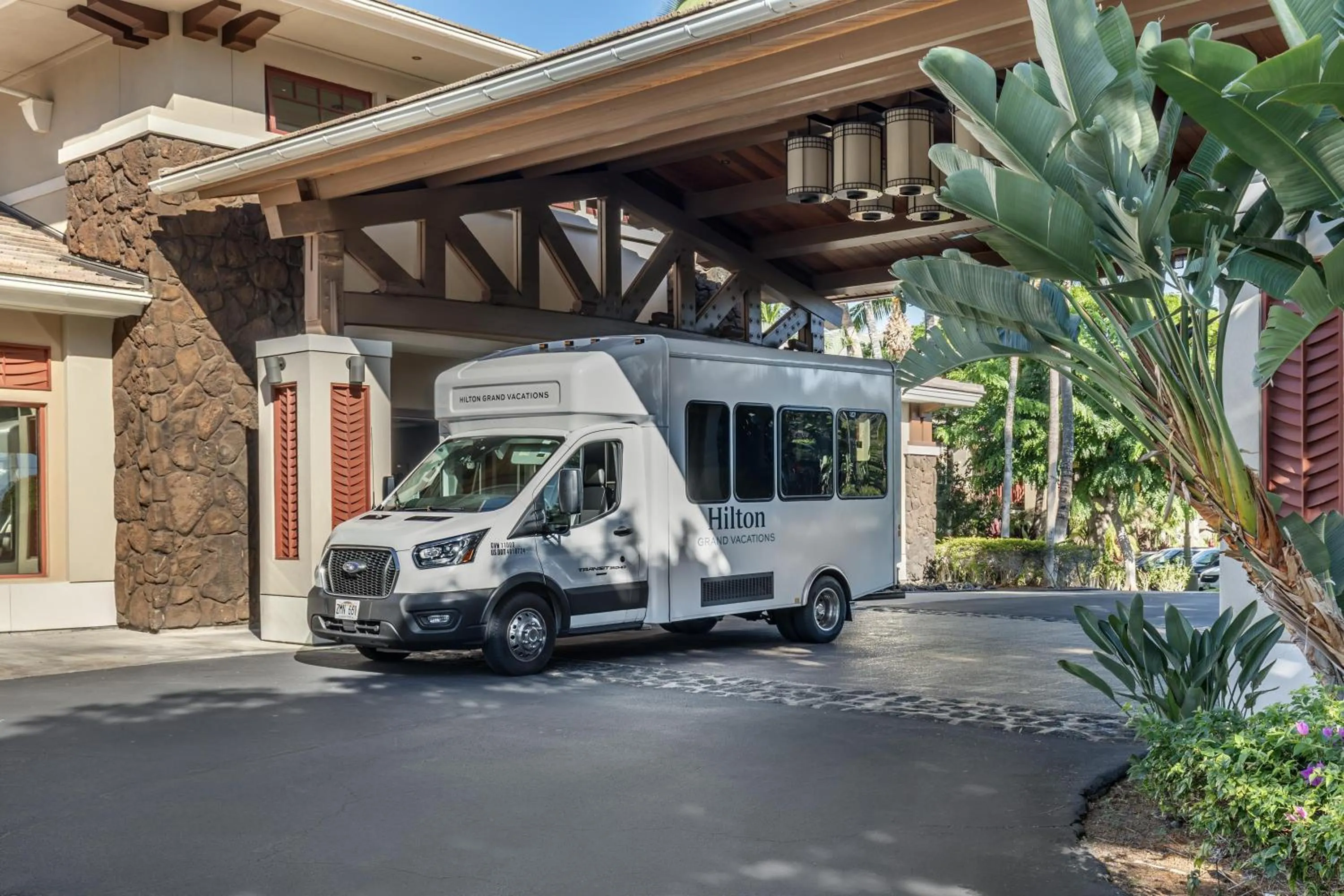 Property building in Hilton Grand Vacations Club Kohala Suites Waikoloa